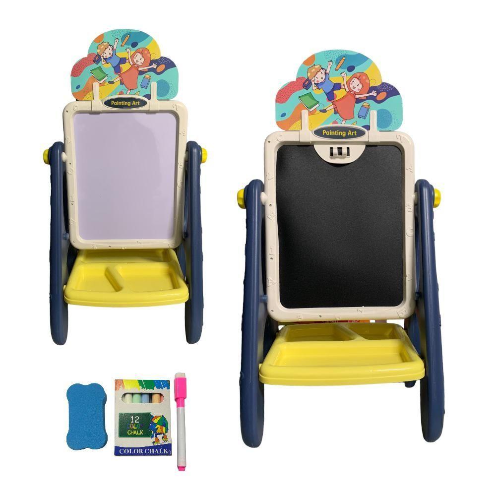 Pizarra Didáctica Atril Magnética Niños Doble Colourful-1