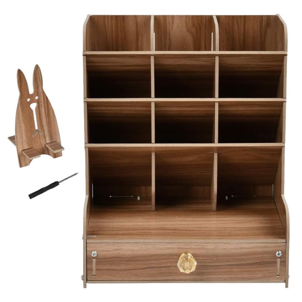 Organizador Escritorio 12 Compartimientos Cajón Porta Lápices-2