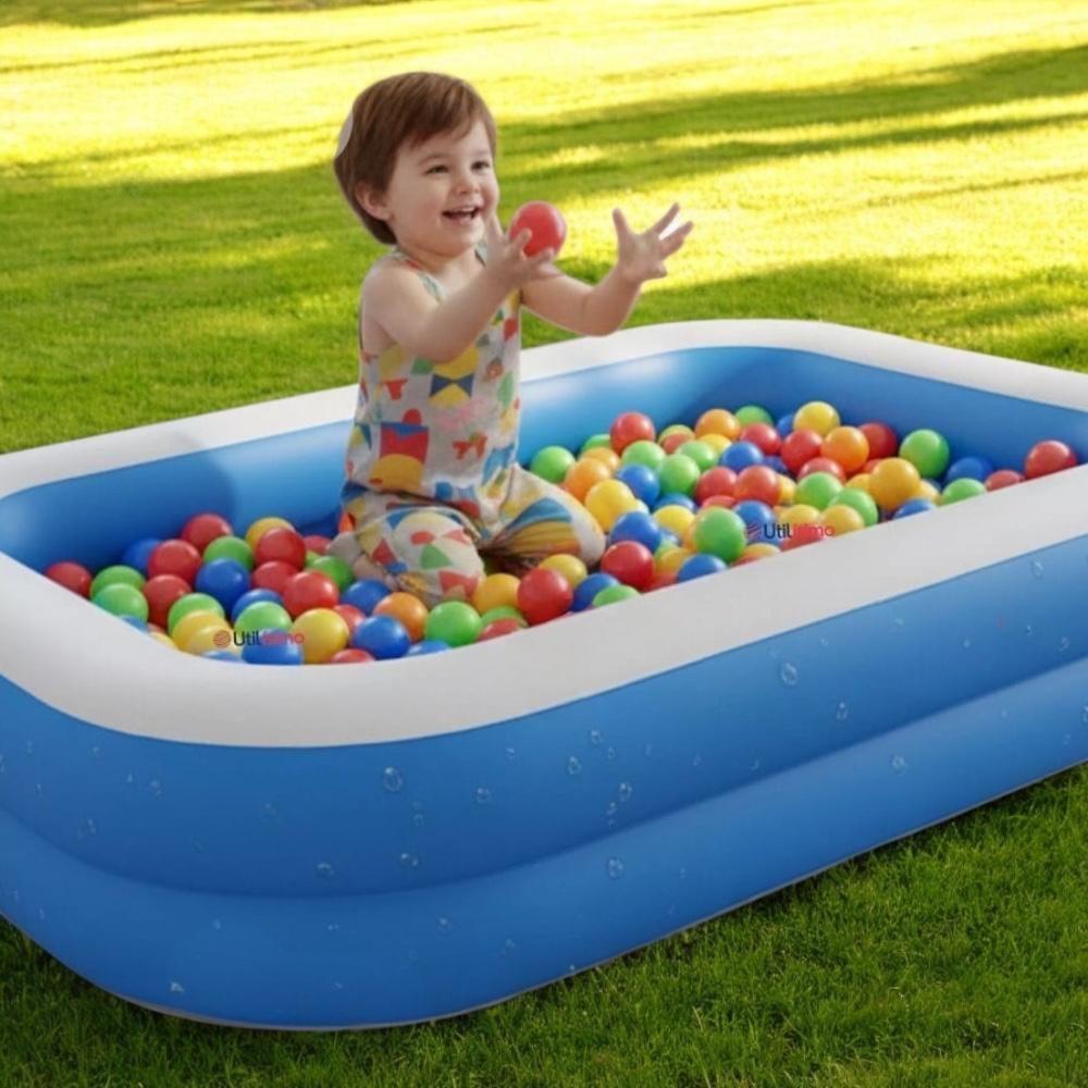 Piscina Inflable Rectangular 2.62x1.75x51 Cm -4