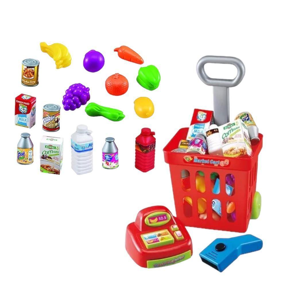 Caja Registradora Supermercado Sonido Luces Juguete Niños-0