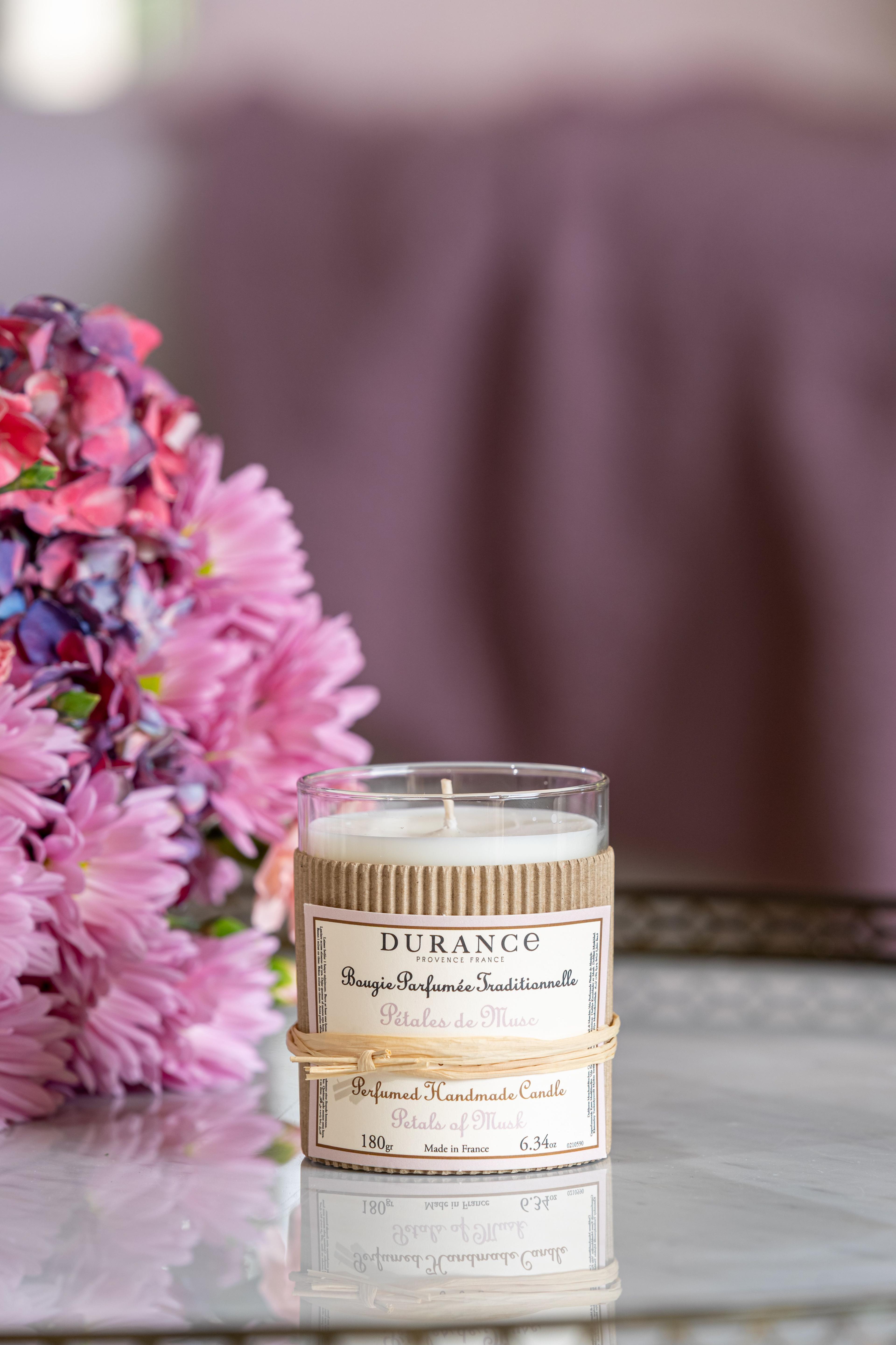 Vela Artesanal perfumada Pétalo de Almizcle180 grs-2