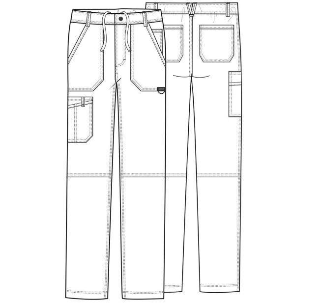 Uniforme Clinico Pantalon Revolution de Hombre-2