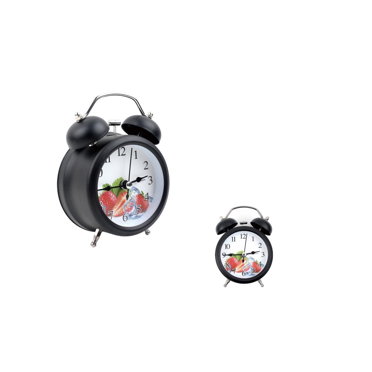 Reloj Despertador De Martillo Campana Decoracion Frutas-0