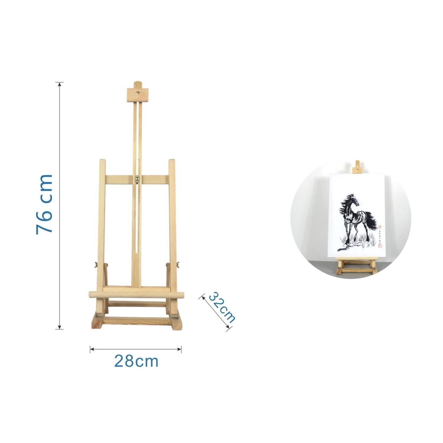 Caballete Grande Madera Pino 28x32x76cm-3