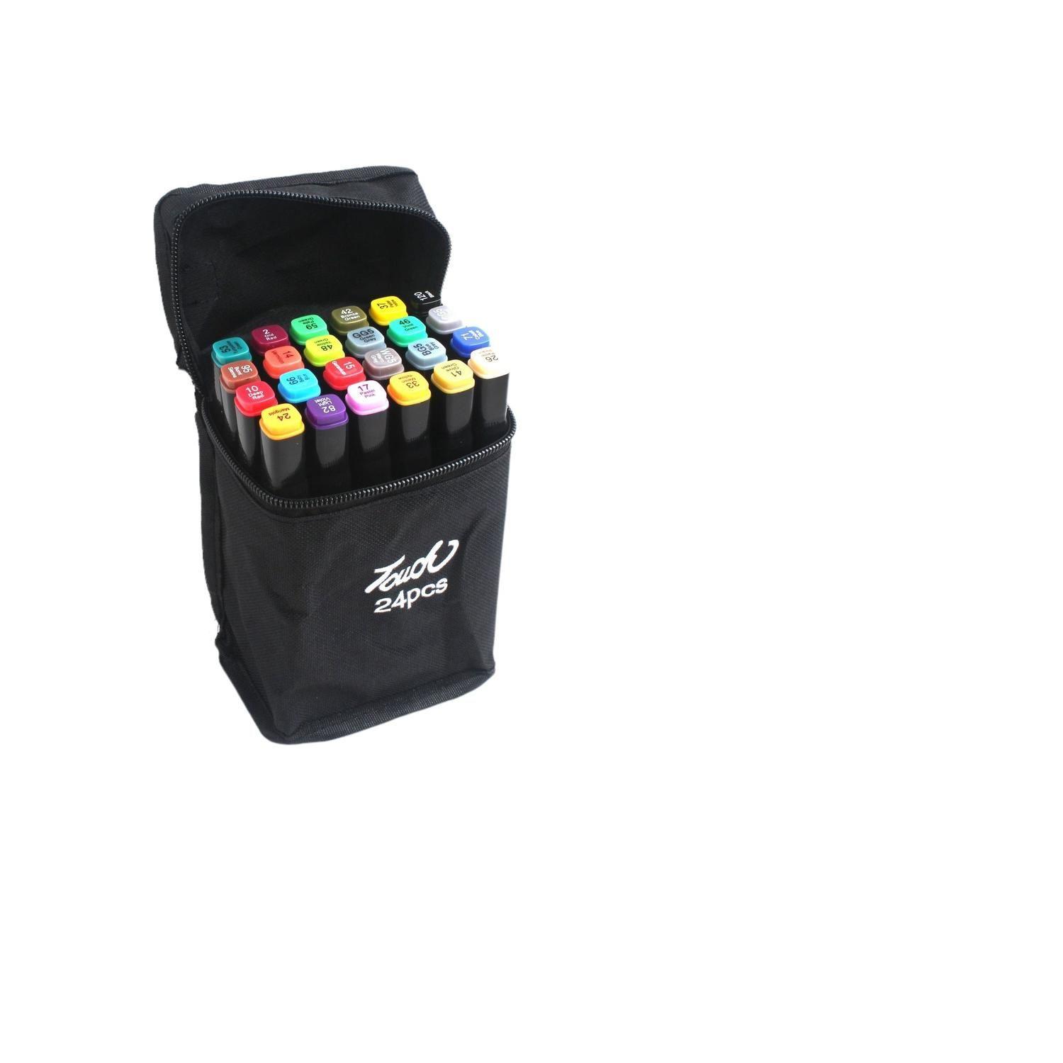 Rotulador Doble Punta 24 Colores (Bolsa)-0