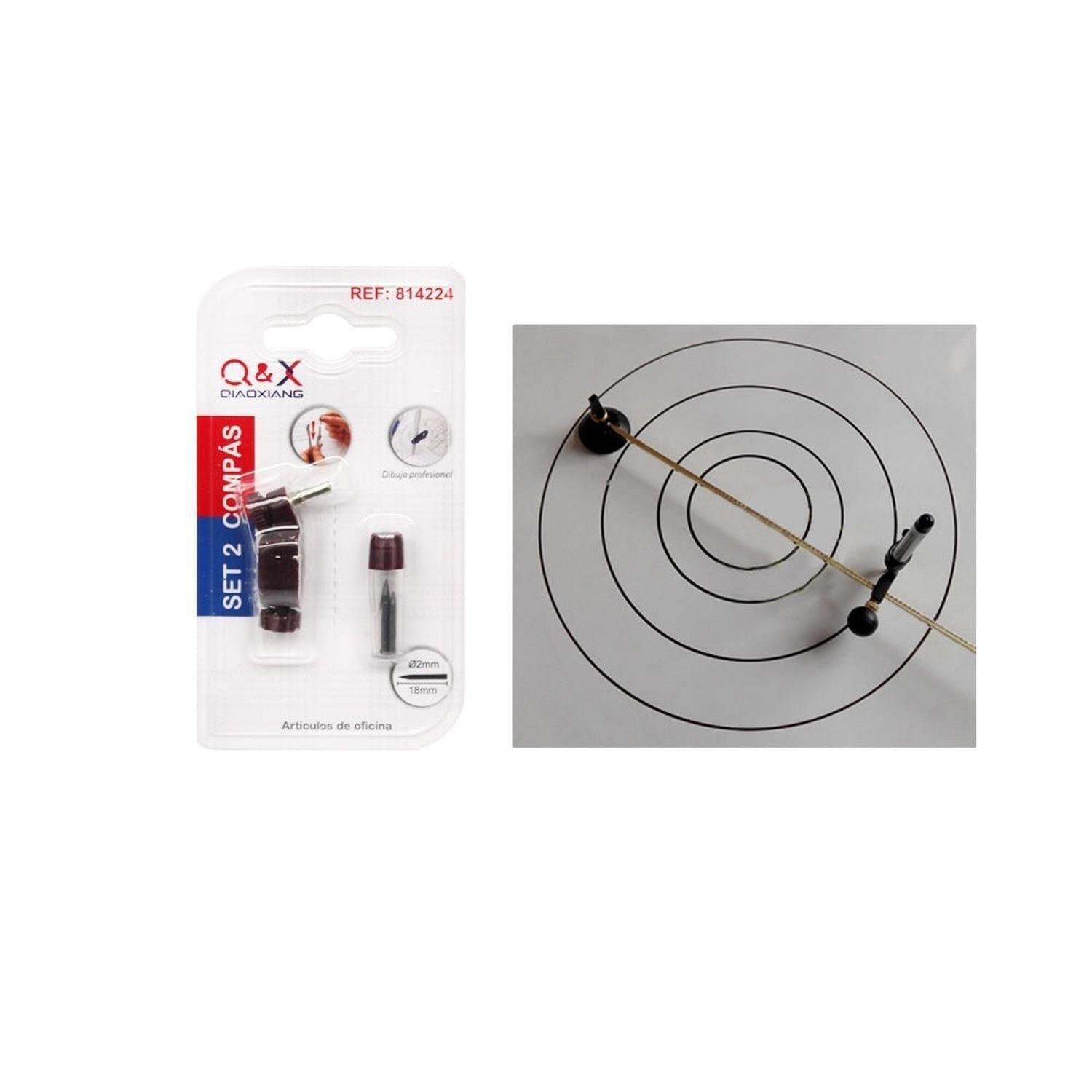 2638 Br¨²jula Con Succi¨®n Completa, Barril Con N¨²cleo De Plomo + Portal¨¢pices Para Br¨²jula, 2 Ud-0