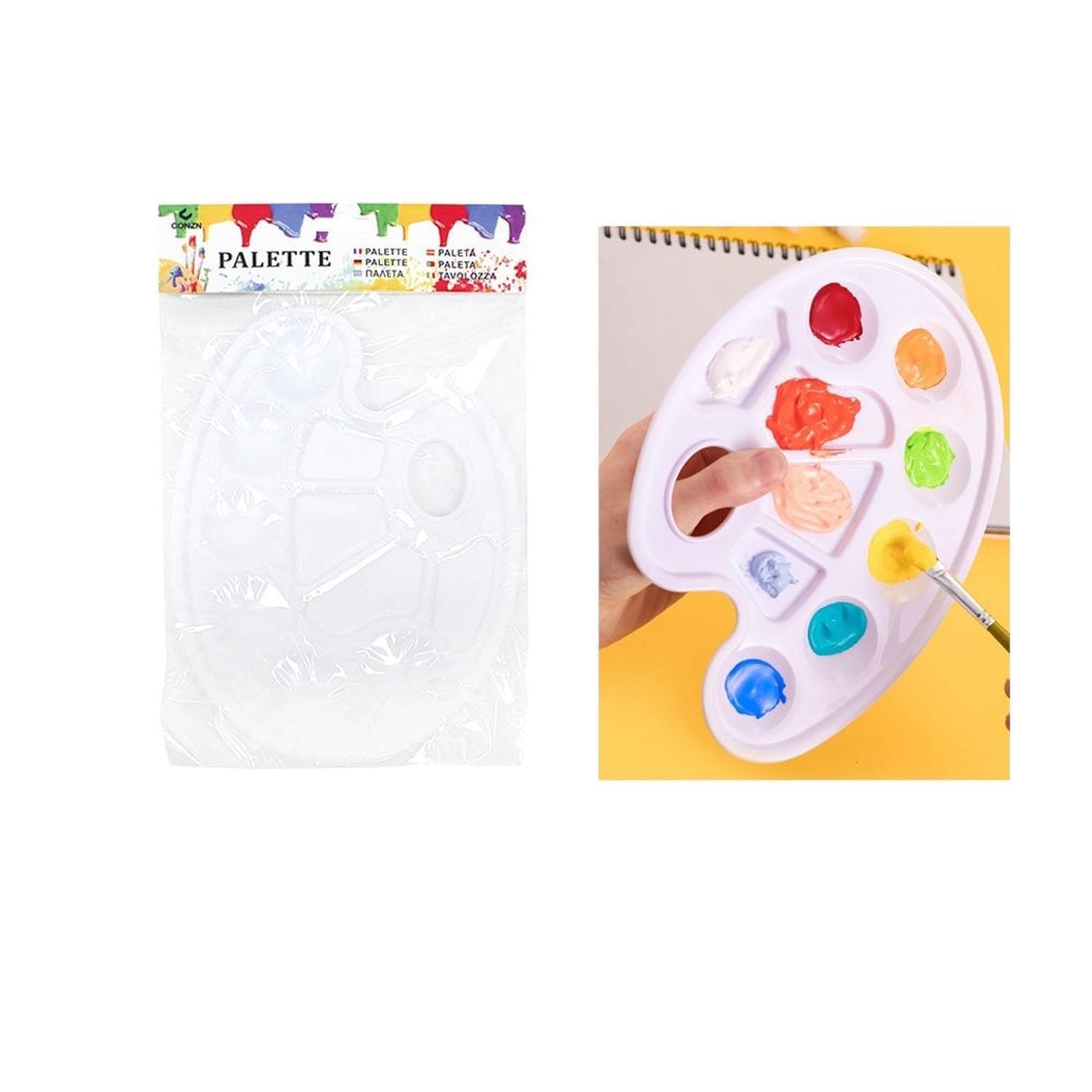 Paleta De Colores Ovalada De 17*23 Cm.-0