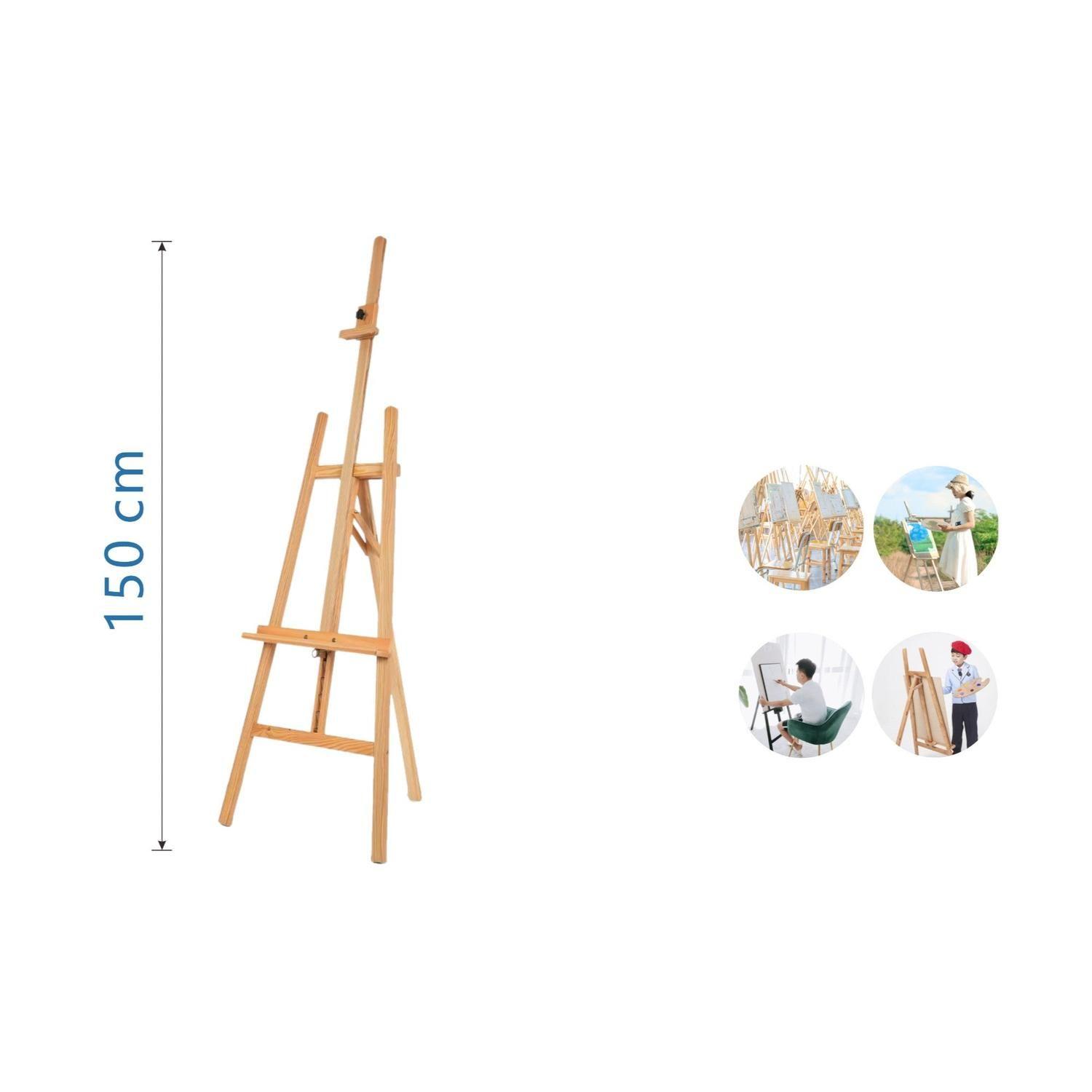 Caballete Inclinable De Pared De Pino Importado De 1,5 M (2*4*150)-3