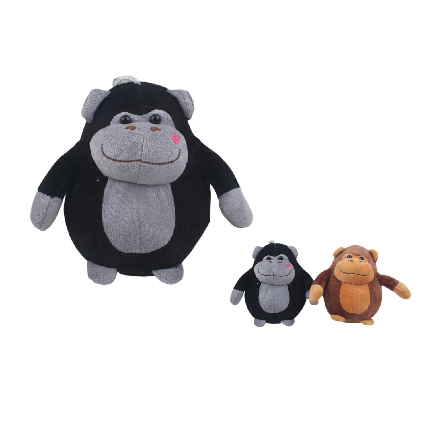 Gorila de peluche 18 cm-1