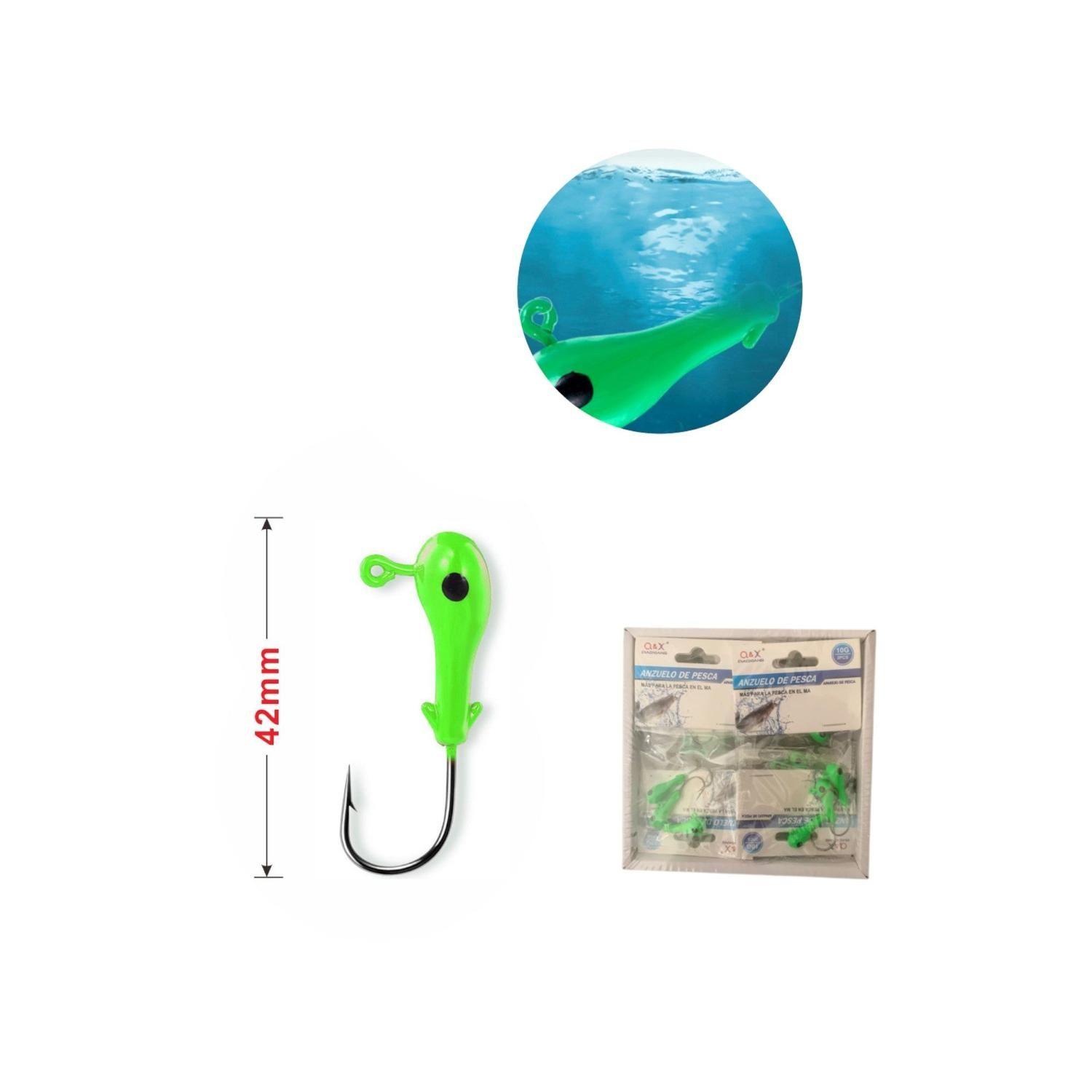 Anzuelo con plomo para cabeza de serpiente 10 g, 3 pcs-1