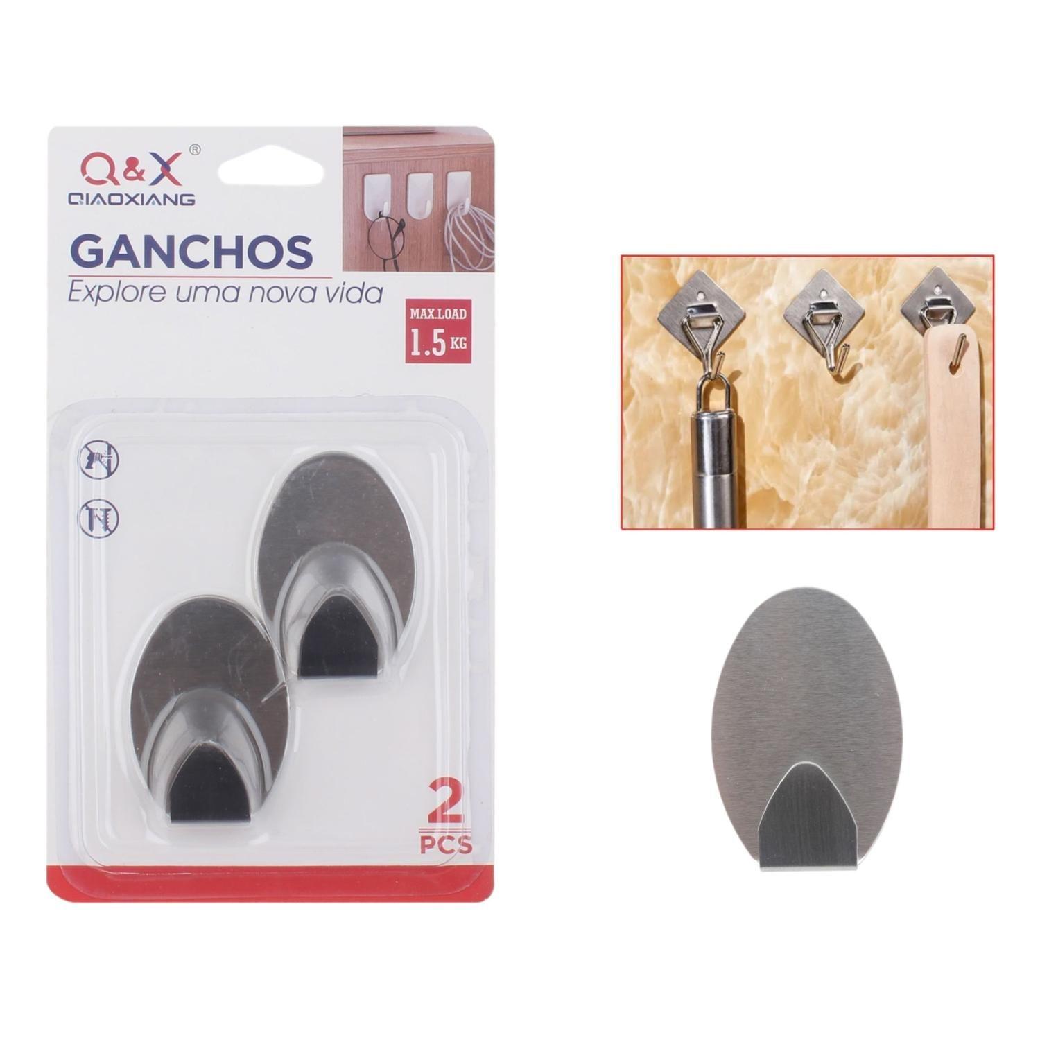 S-10414-N Gancho Adhesivo De Acero Inoxidable-0