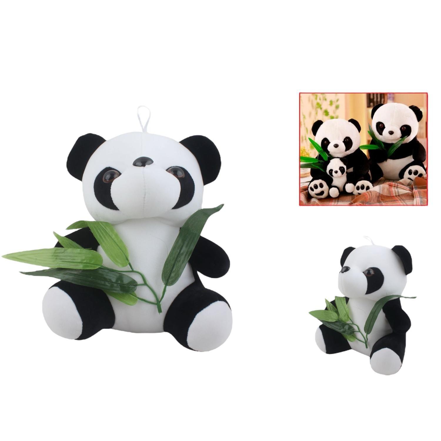 Peluche Oso Panda Hoja 25Cm-0
