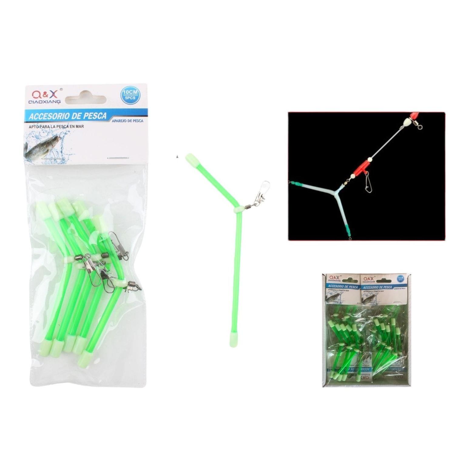 (Accesorios De Aparejos De Pesca) Codo De Pesca En El Mar Equilibrio Luminoso 10Cm 5 Uds-0
