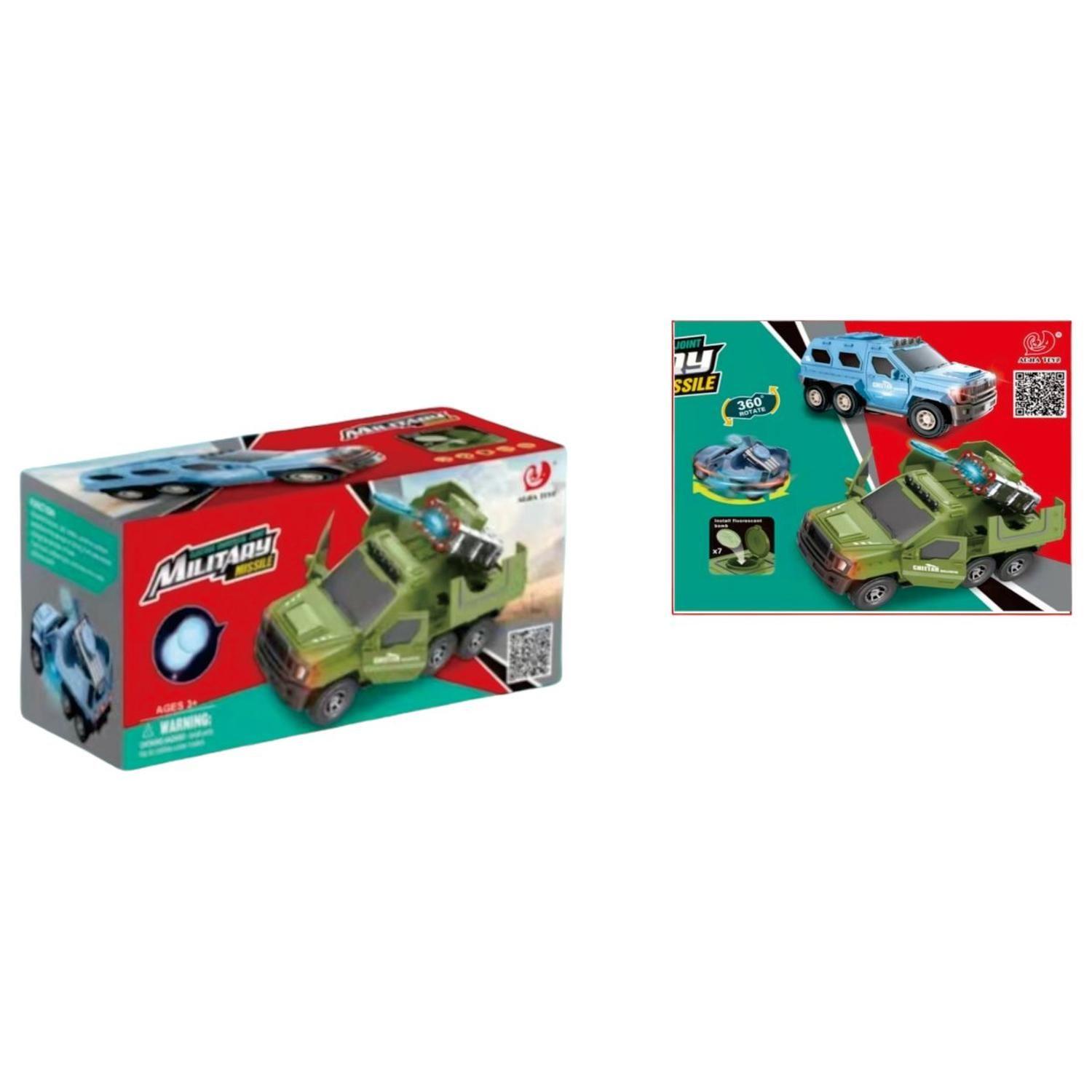 8811-19 Vehículo Misil Platillo Volante Eléctrico Con Luz Y Música-0