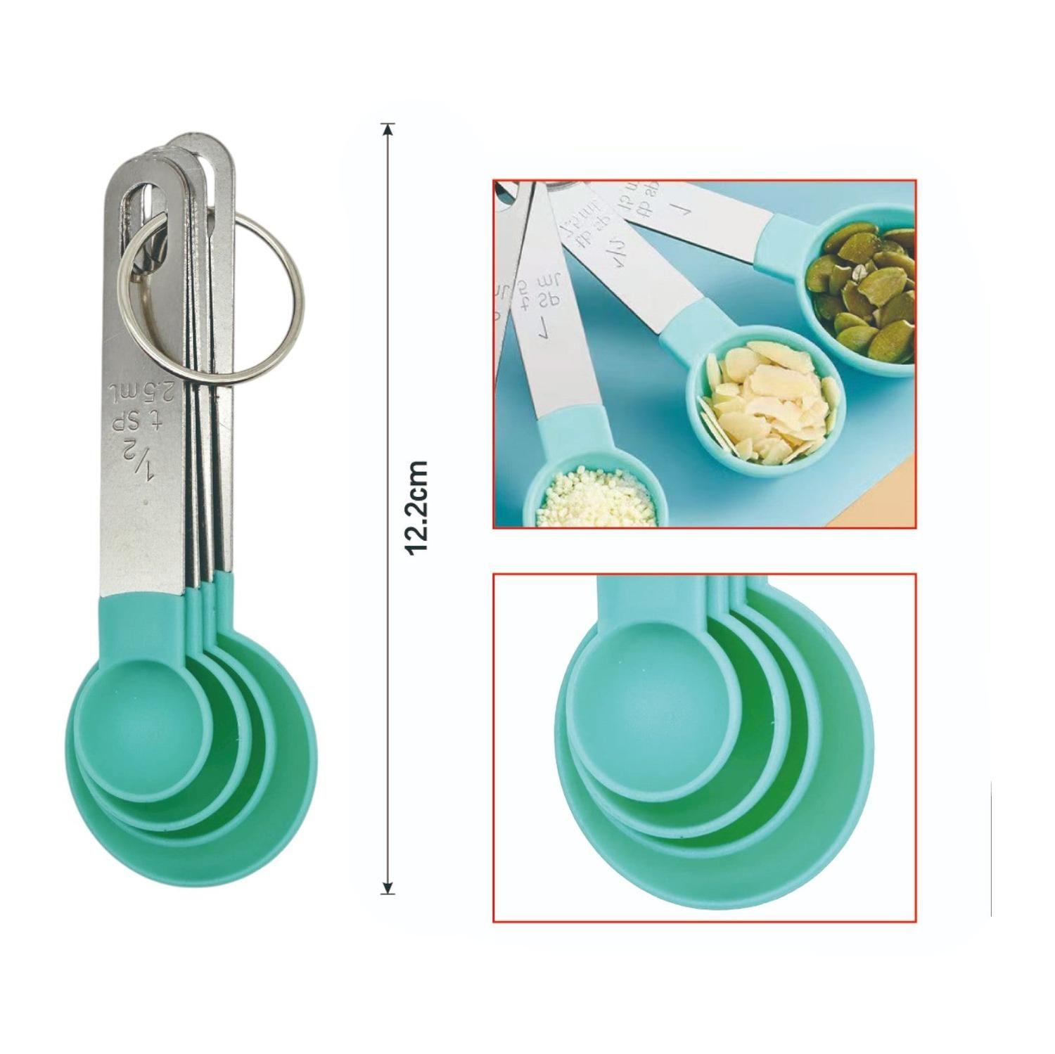Set de 4 cucharas medidoras pequeñas para medir ingredientes con precisión-1