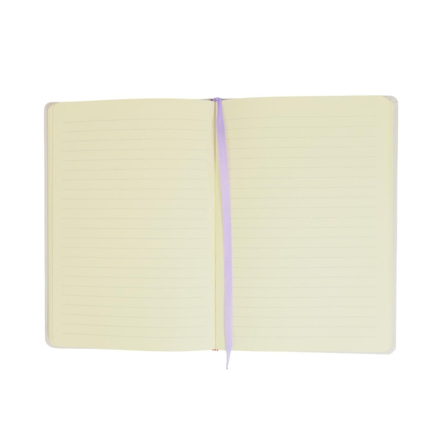 Cuaderno morado grande 21 x 14.5 cm-1