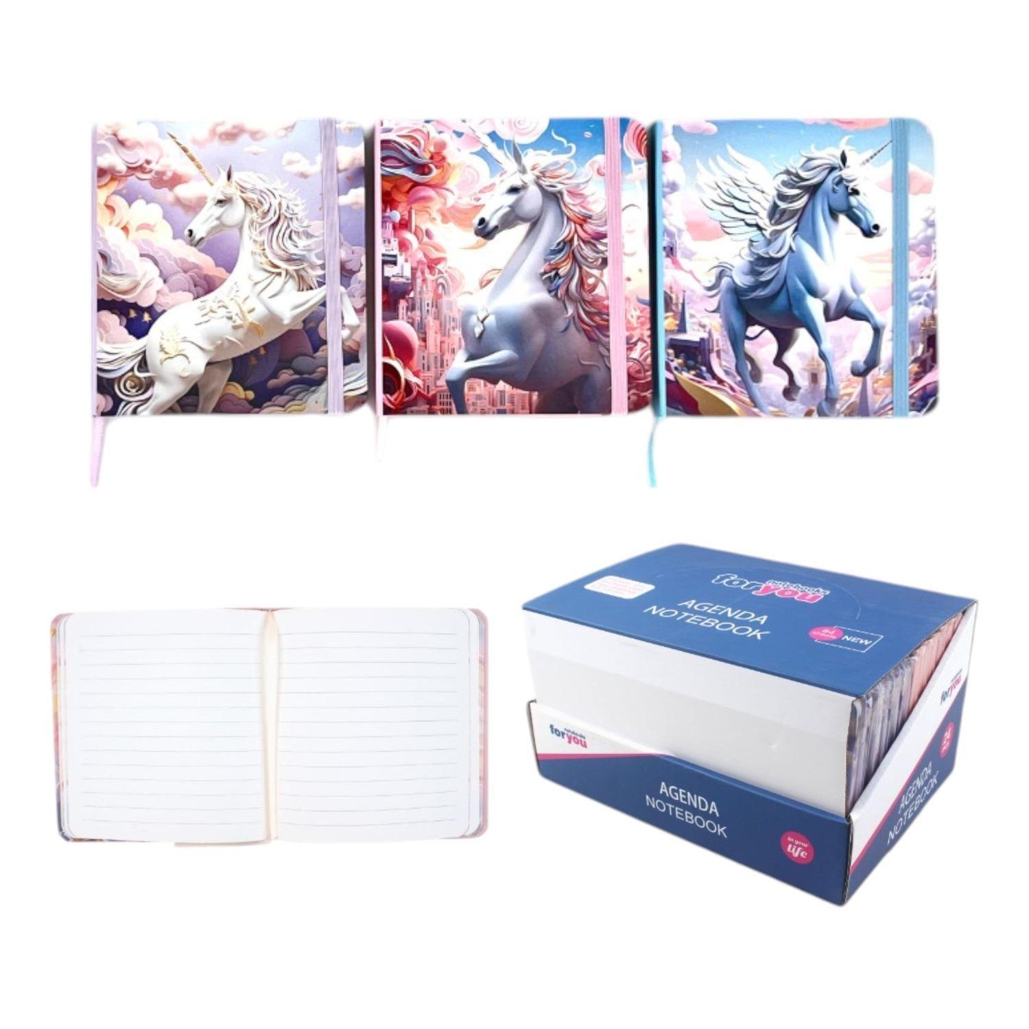 Cuaderno de Nota Portada Unicornio 17x19cm-0