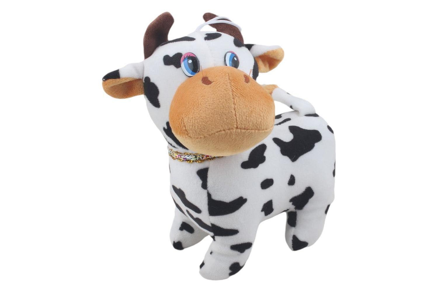 Peluche de Vaca con Collar 18cm-0