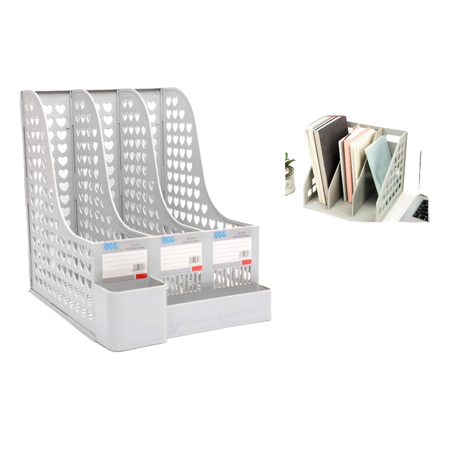 Dg-5513 Revistero Triple Con Caja De Corazón-0