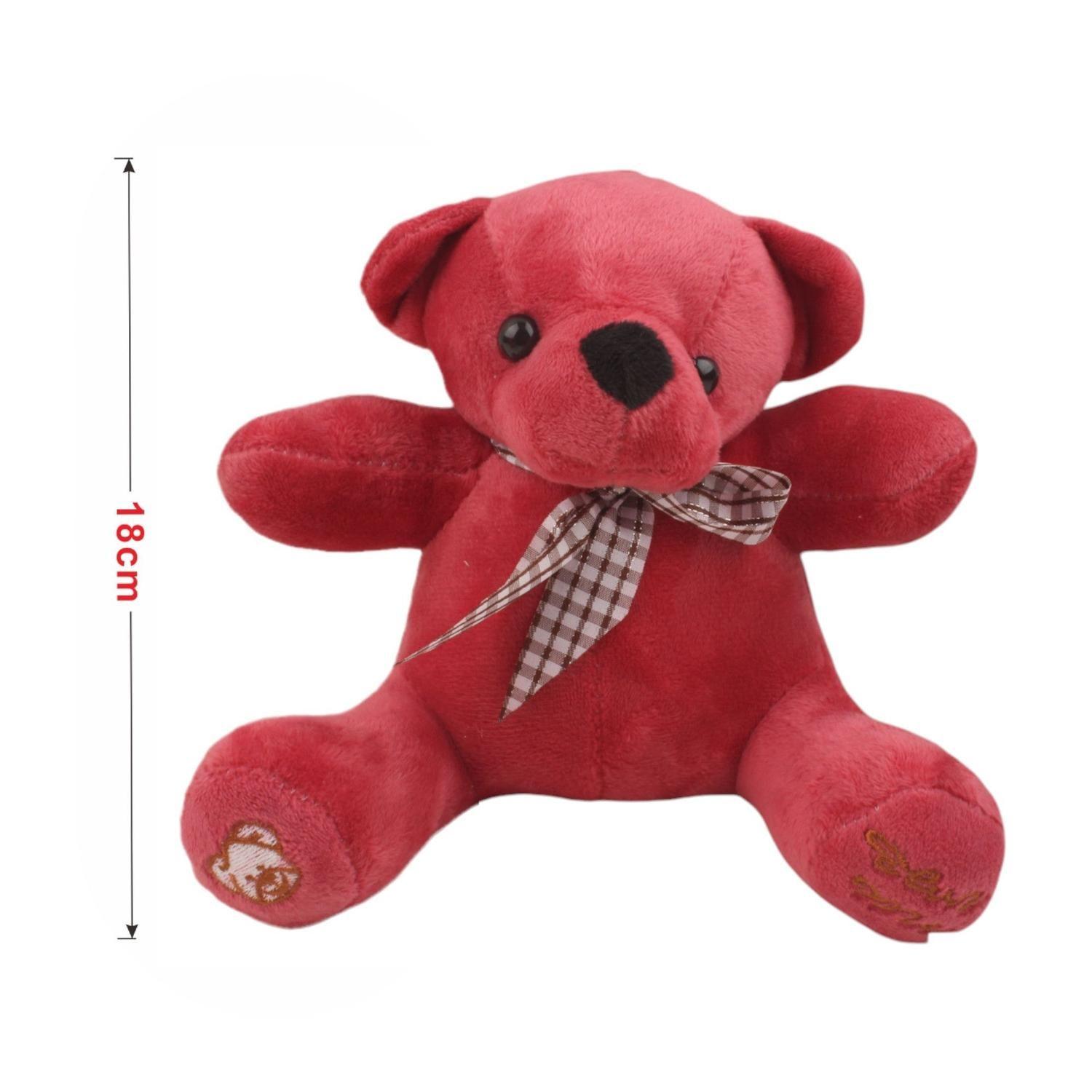 Oso de peluche con patas decoradas 18 cm-1