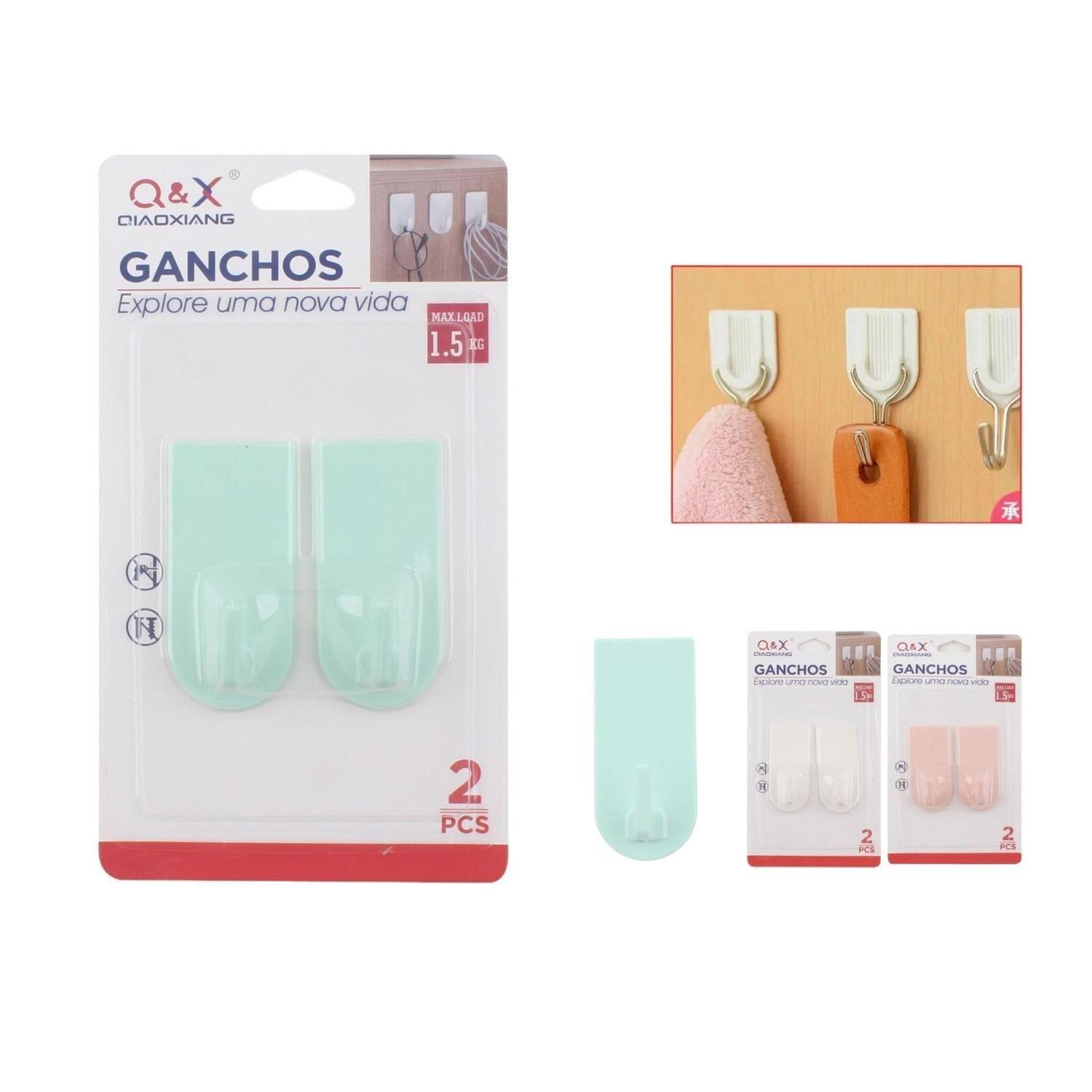 M-10923-N Gancho Adhesivo Pl¨¢stico Largo En Forma De U X2-0