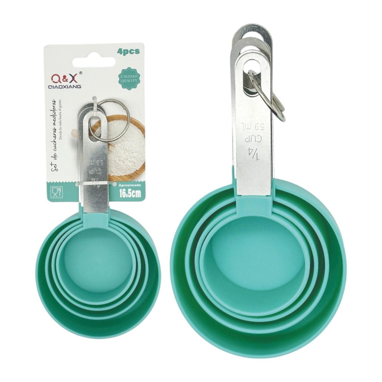 Juego de 4 cucharas medidoras de gran tamaño-0