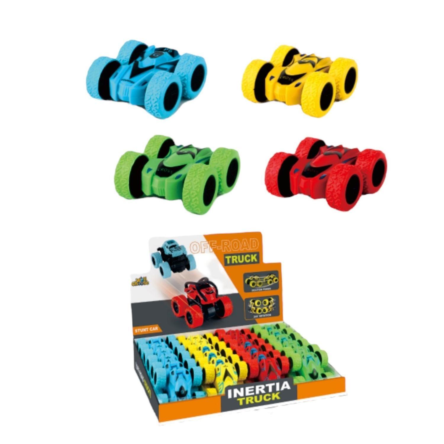888111-3S Coche De Doble Cara Con Ruedas Para Acrobacias Inerciales (24 Piezas)-0