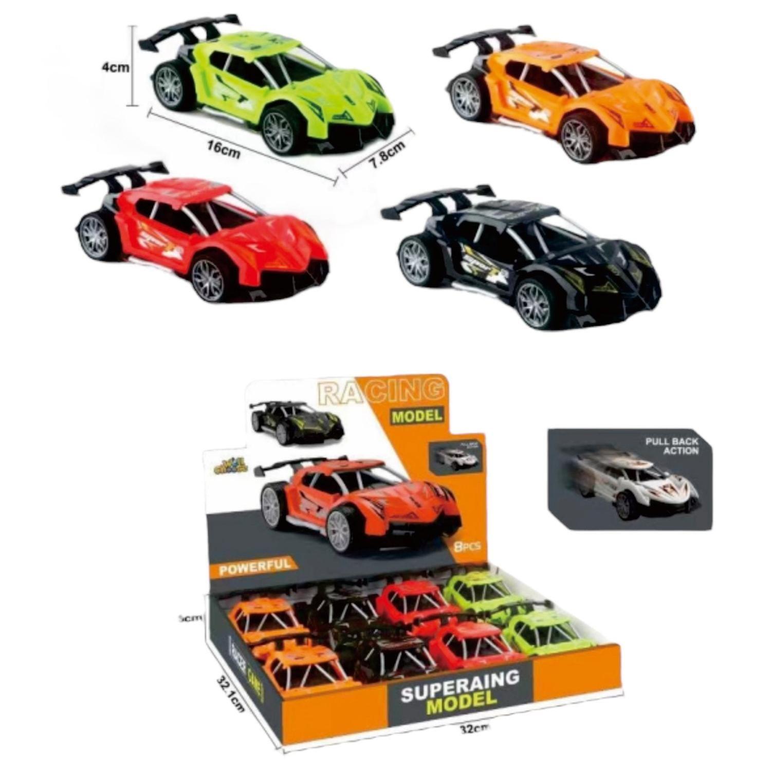 888333-1 Coche Deportivo Con Tracci¨®n Trasera (Lamborghini) 8 Piezas-0