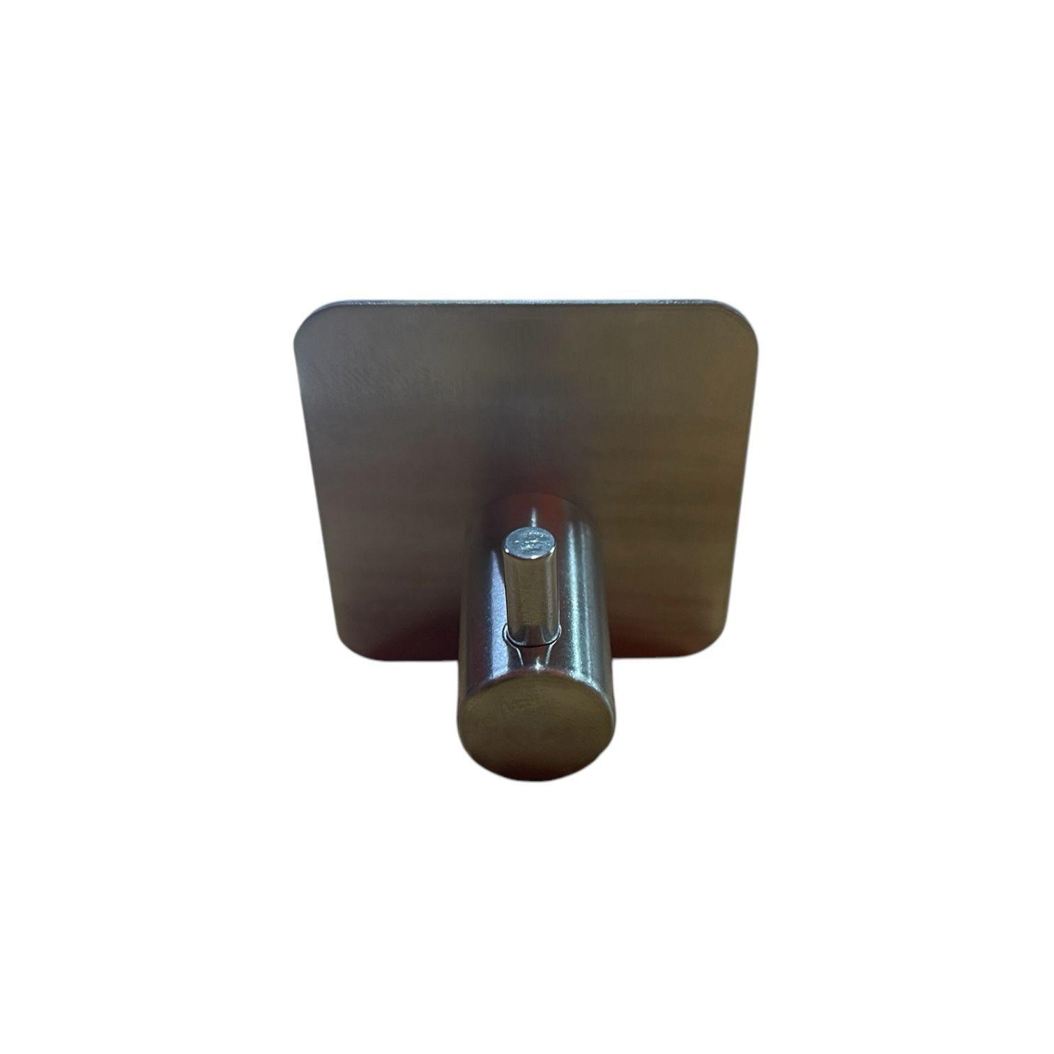 Pack de 4 Ganchos Adhesivos Impermeables - Color Plateado-4