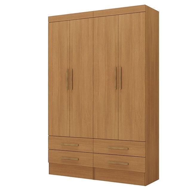 Combo 2 Closet 2 puertas 2 cajones Cafe 4 opciones de armado interior-2