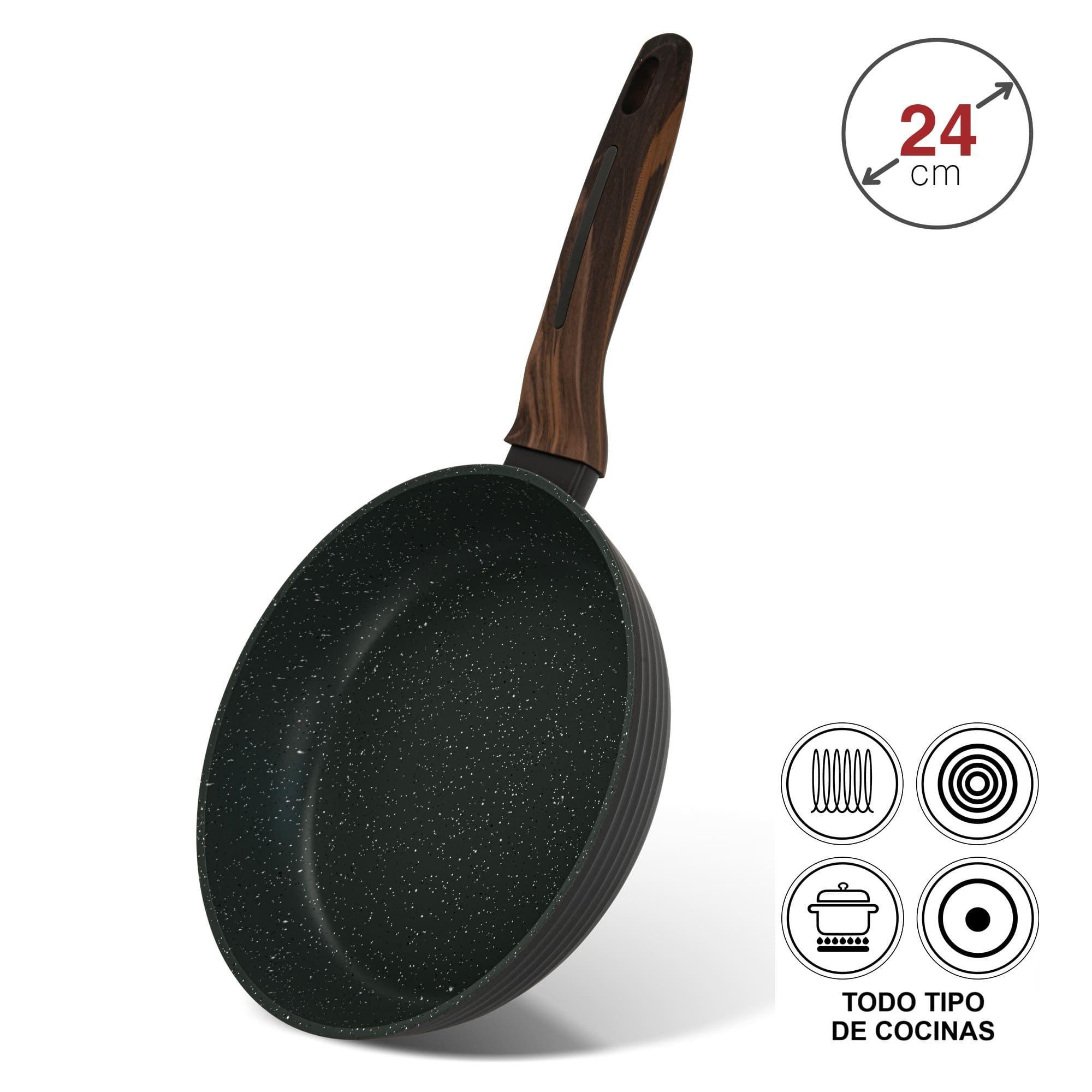Sartén Antiadherente 24cm Cuisine con Fondo de Inducción Fissman-2