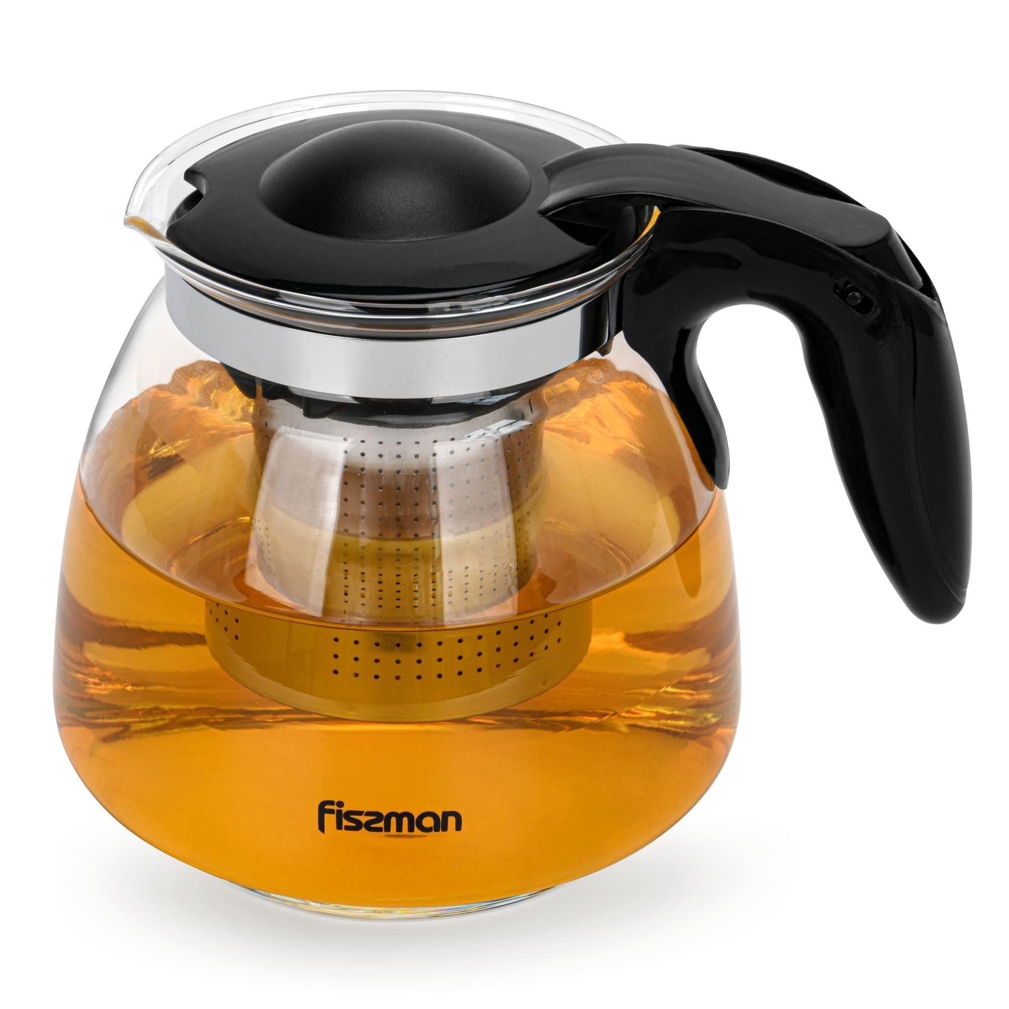 Tetera de Vidrio con Infusor Central 900 ml Fissman-4