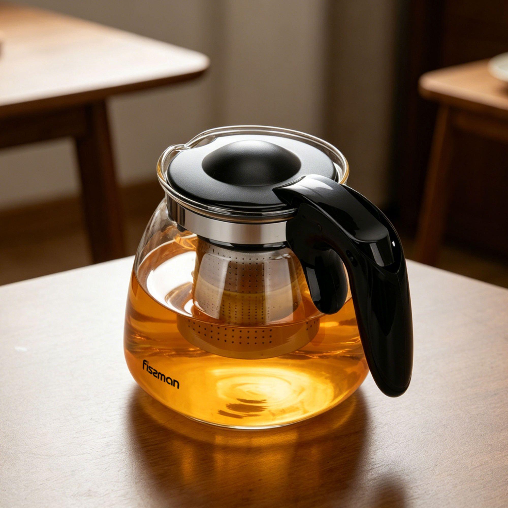 Tetera de Vidrio con Infusor Central 900 ml Fissman-7