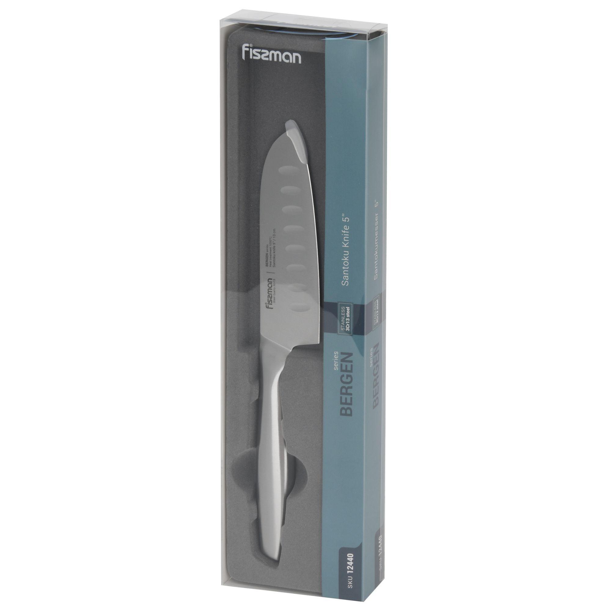 Cuchillo 5' Santoku Bergen 13cm Fissman-4