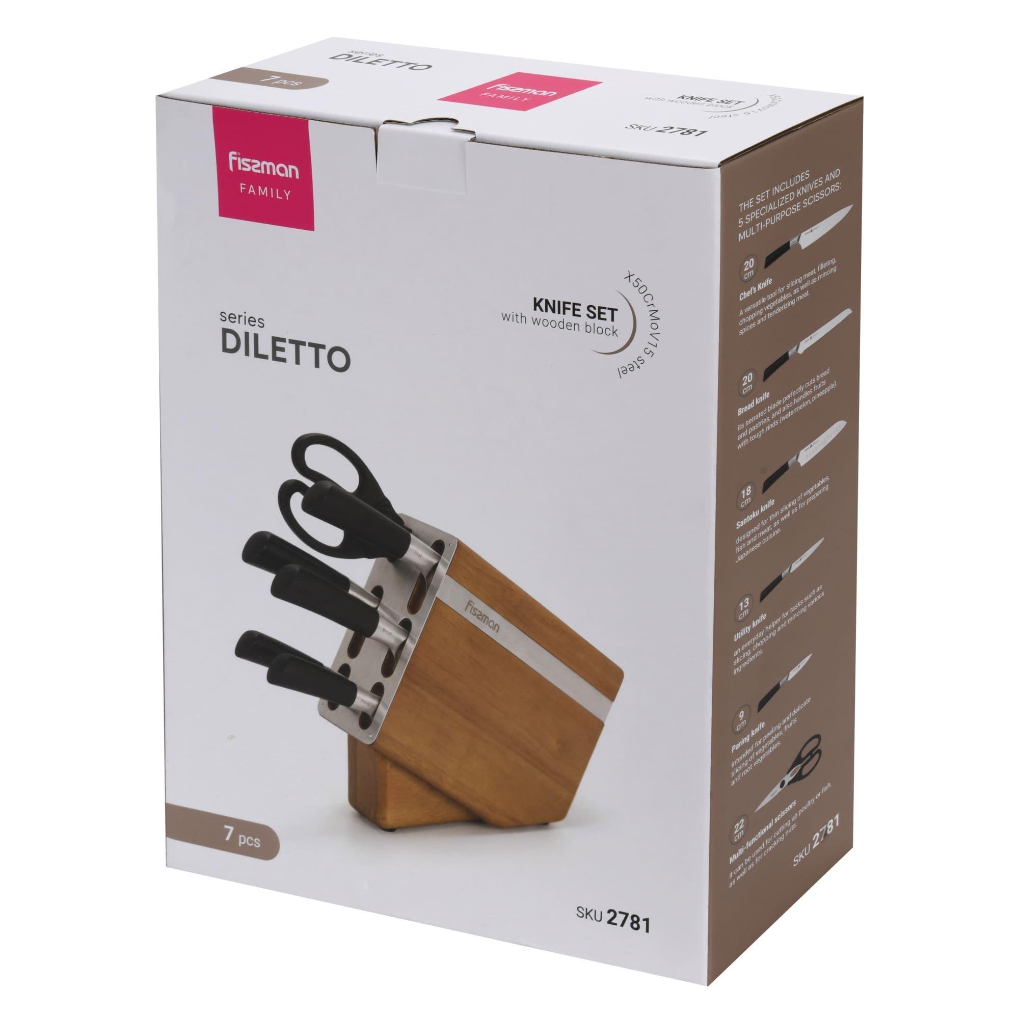 Set de 6 cuchillos Diletto Tijeras y Base Madera Fissman-8