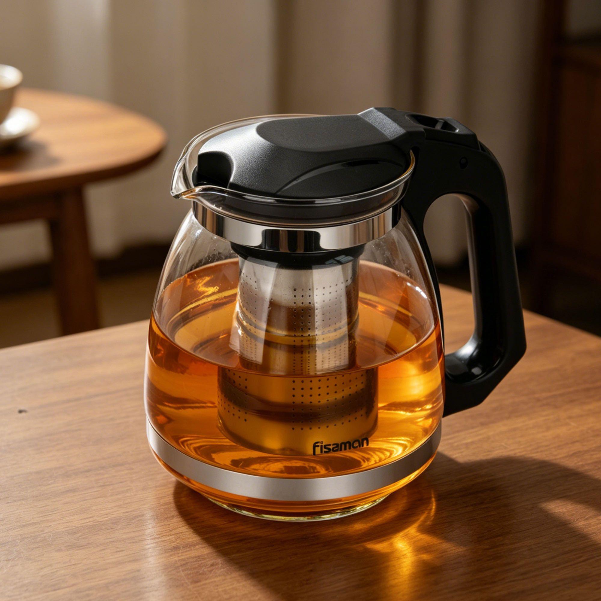 Tetera de Vidrio con Infusor Central 1500 ml Fissman-7