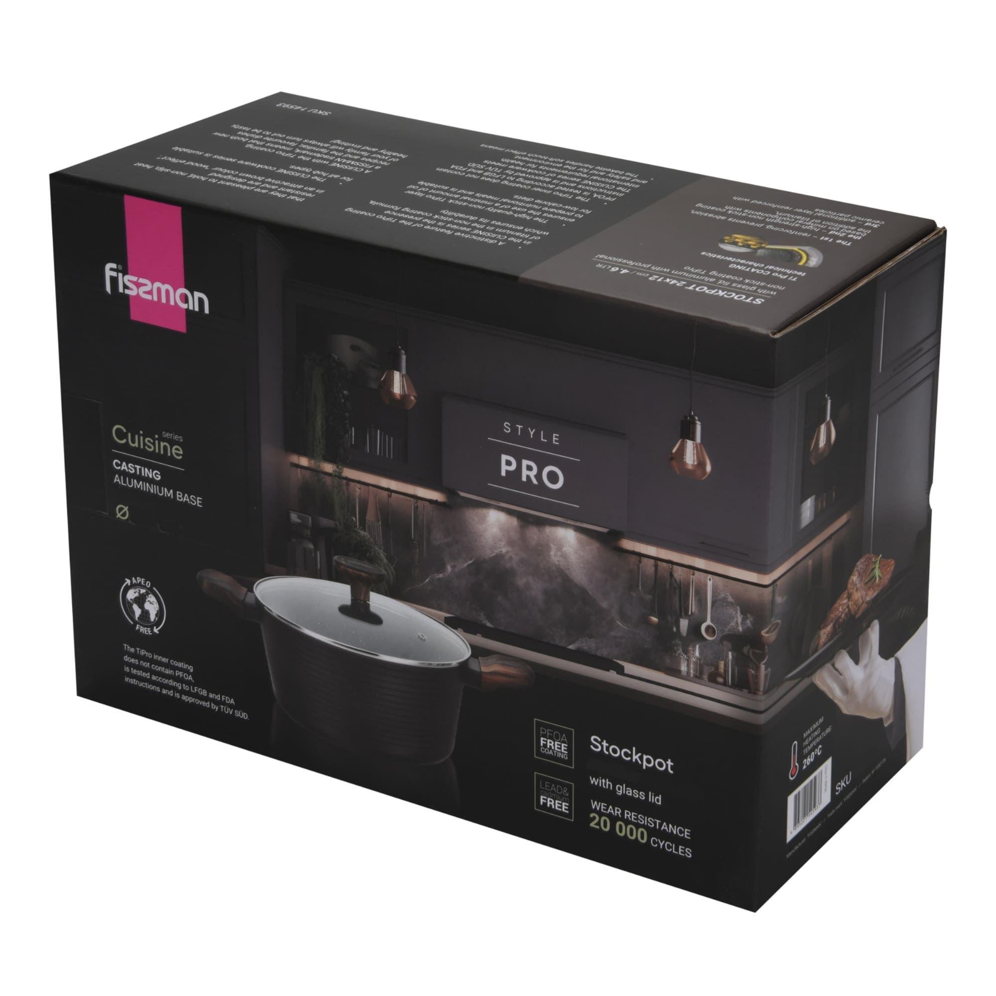 Olla Antiadherente Cuisine Tapa De Cristal 2.6 litros Fissman-9