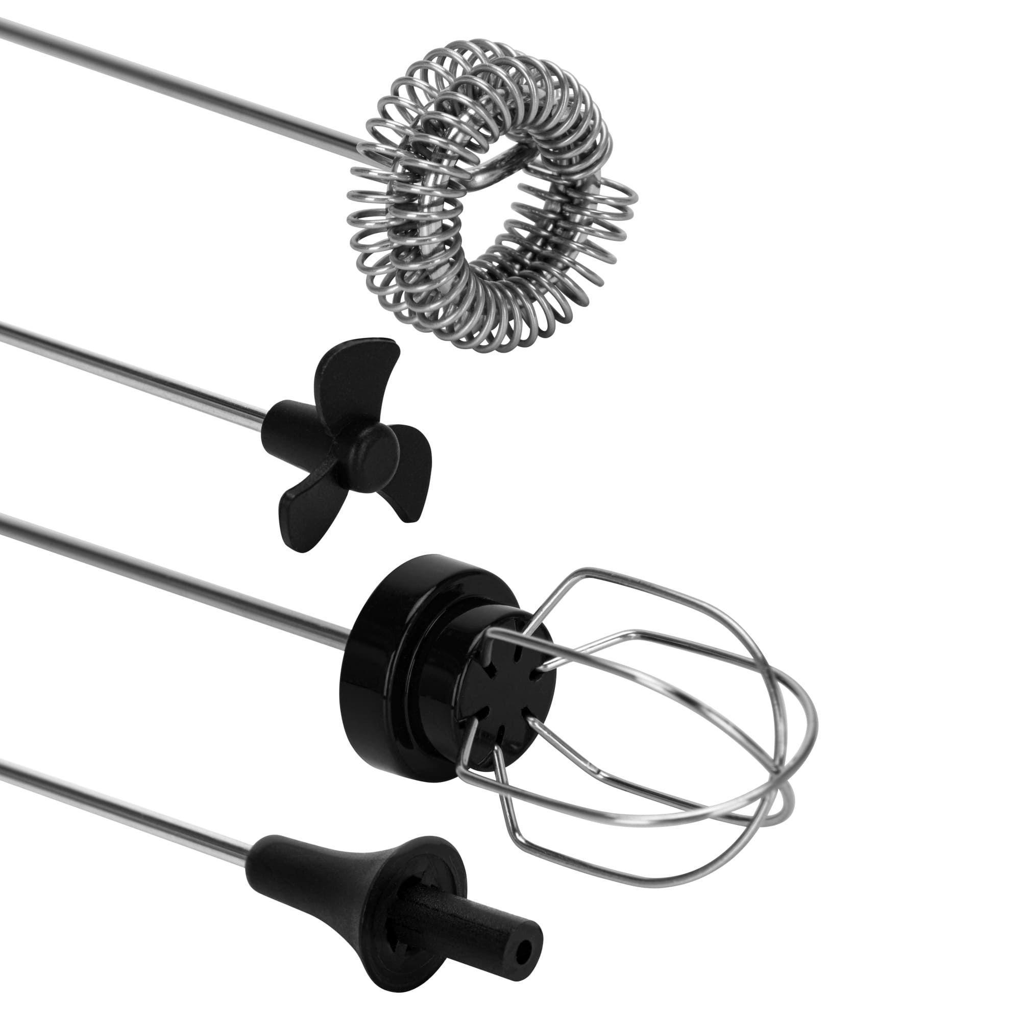 Mini Espumador Batidor Negro Portátil USB Fissman-6