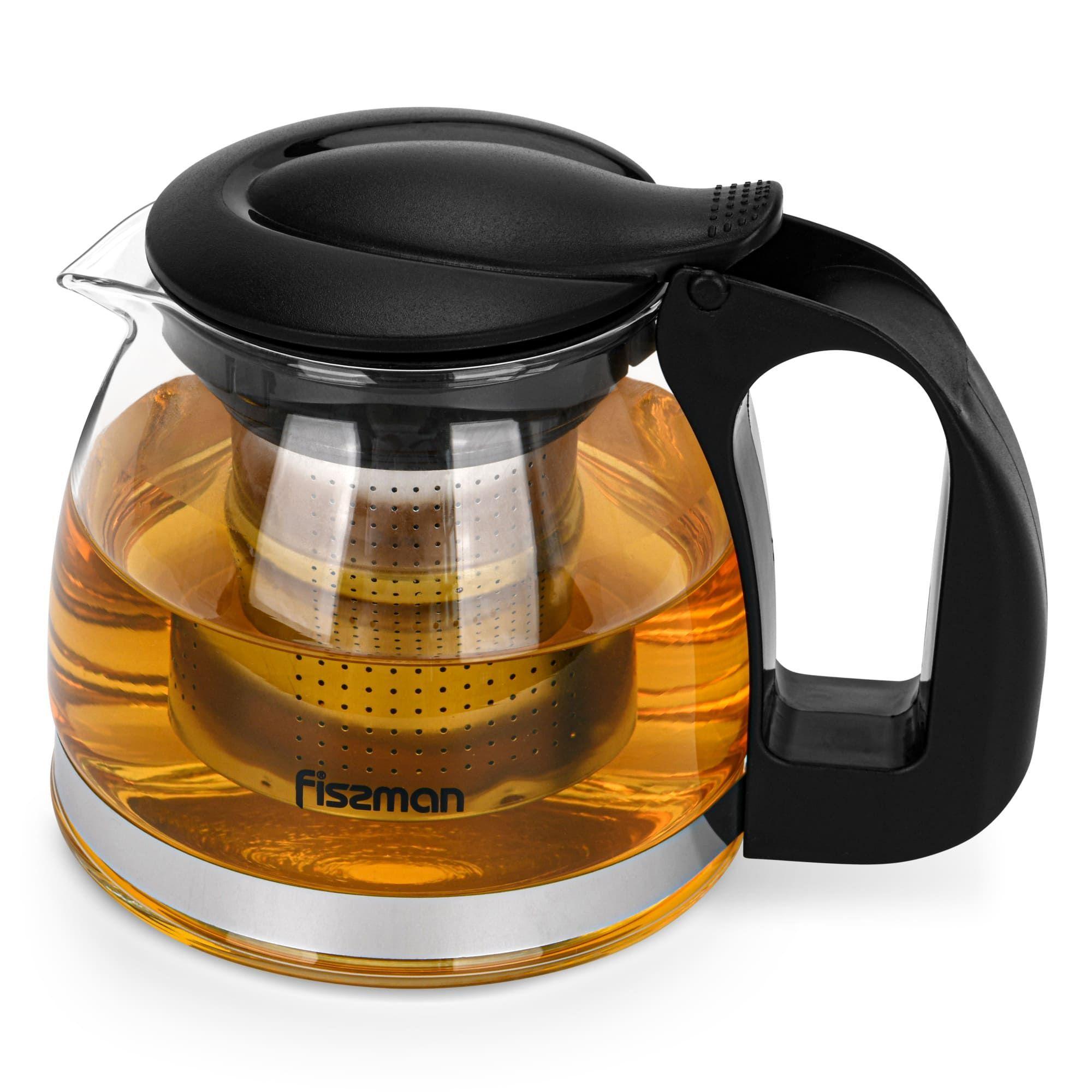 Tetera de Vidrio con Infusor Cental 700 ml Fissman-4
