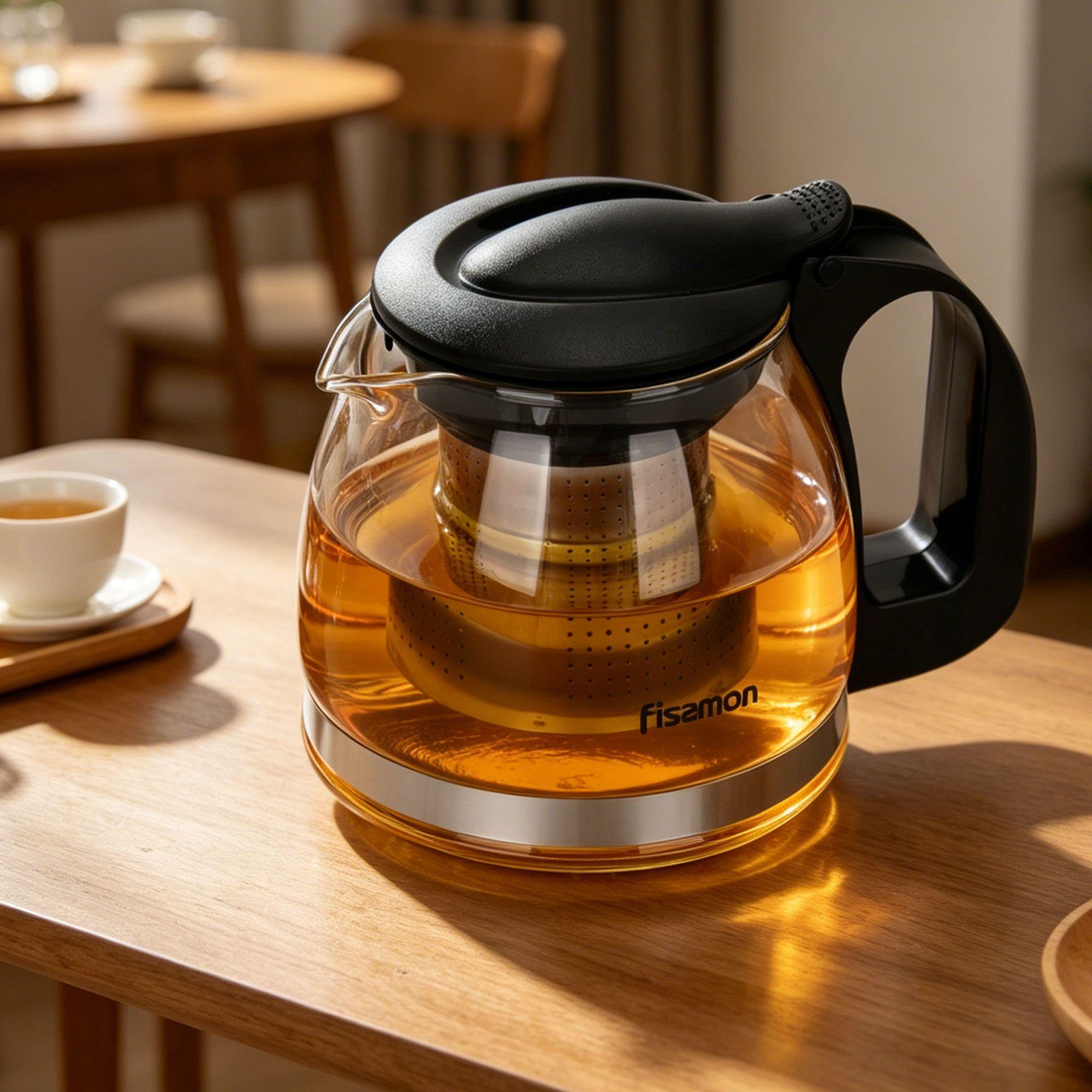 Tetera de Vidrio con Infusor Cental 700 ml Fissman-7