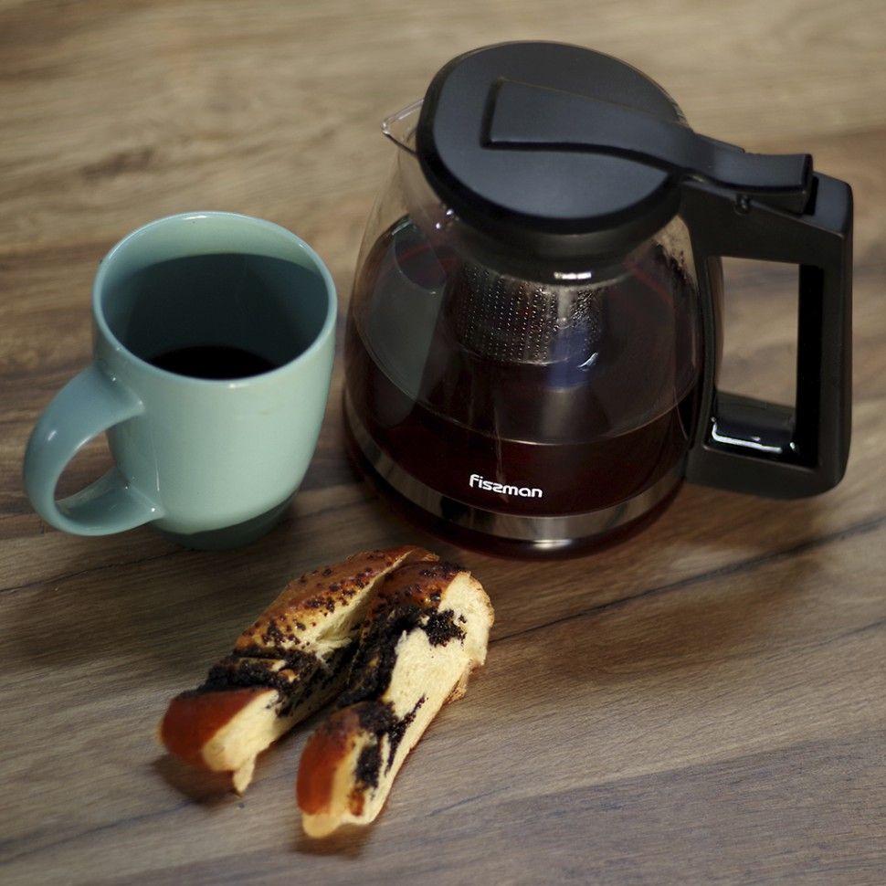 Tetera De Vidrio Con Infusor 1600 Ml Fissman-7