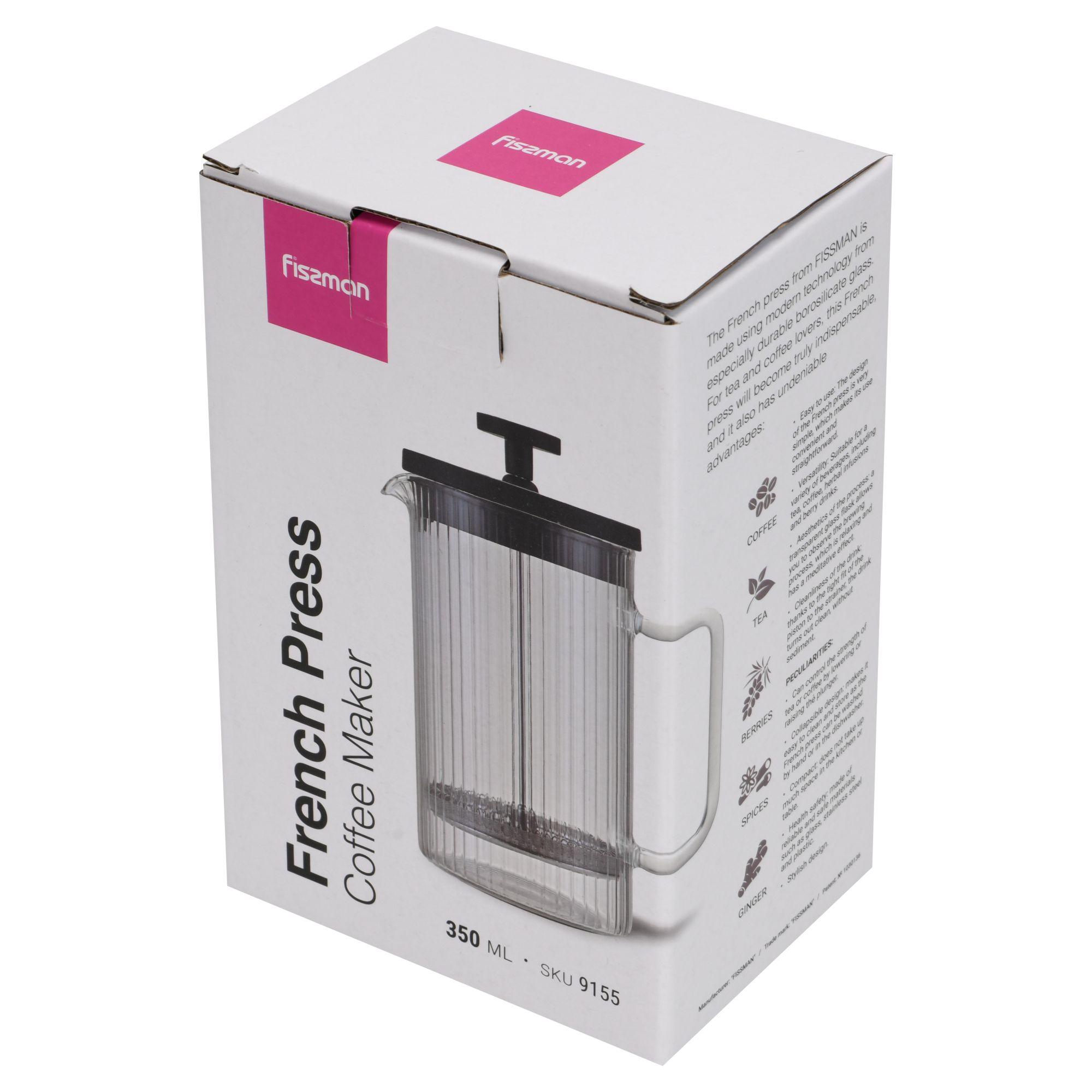 Cafetera Prensa Francesa Line 350 Ml Fissman-7