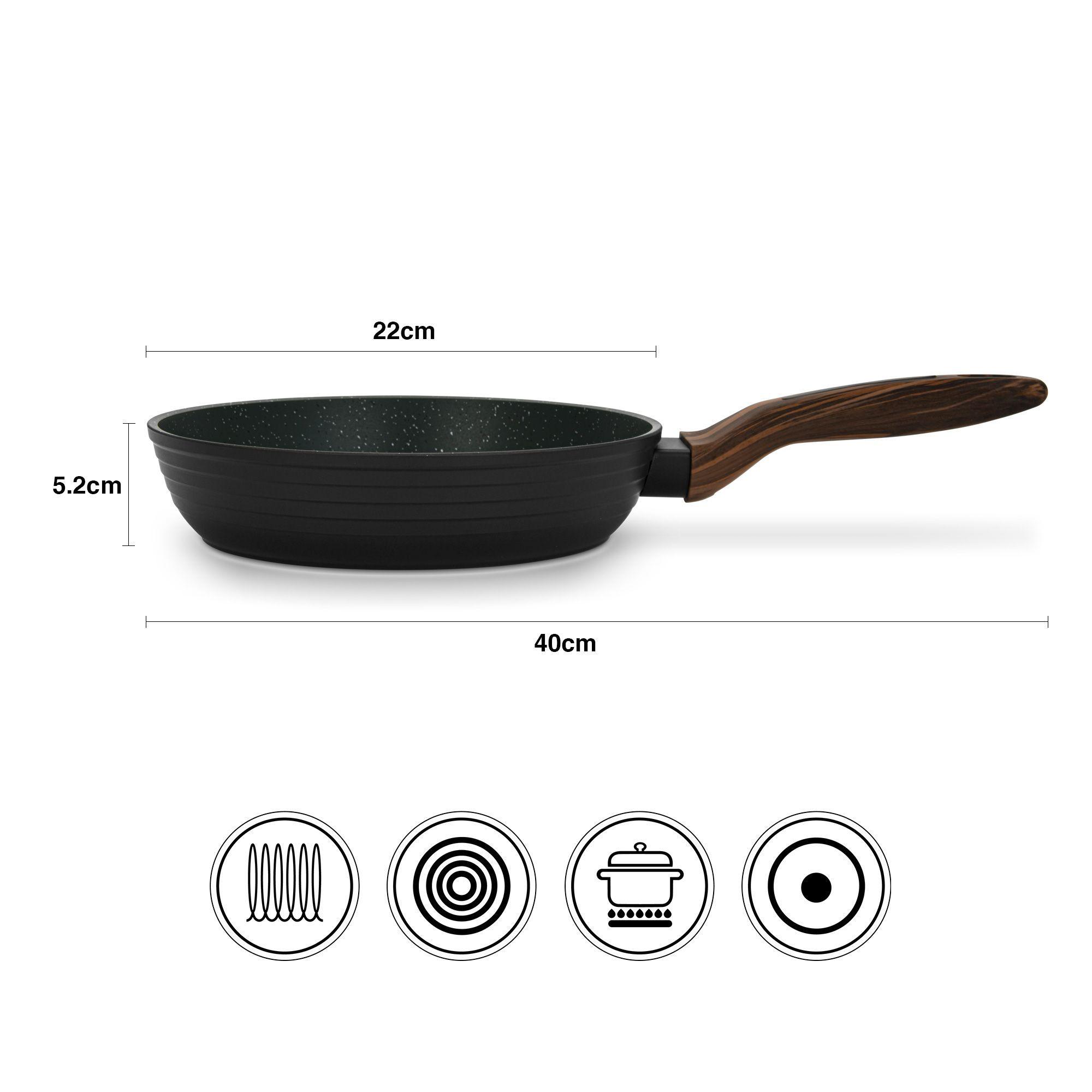 Sartén Antiadherente 22cm Cuisine con Fondo de Inducción Fissman-4