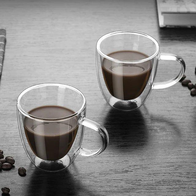 Set De 2 Tazas Doble Pared Vidrio Templado 350ml Fissman-3