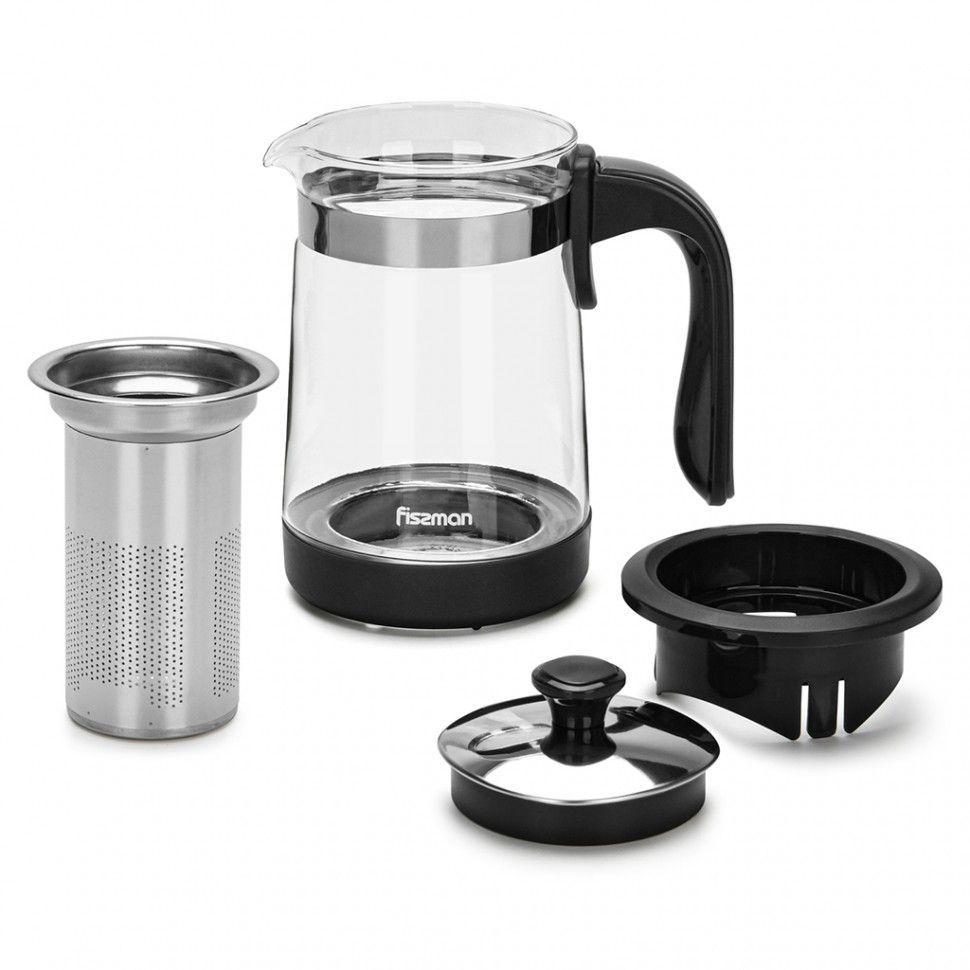 Tetera De Vidrio Con Infusor 950 Ml Fissman-3