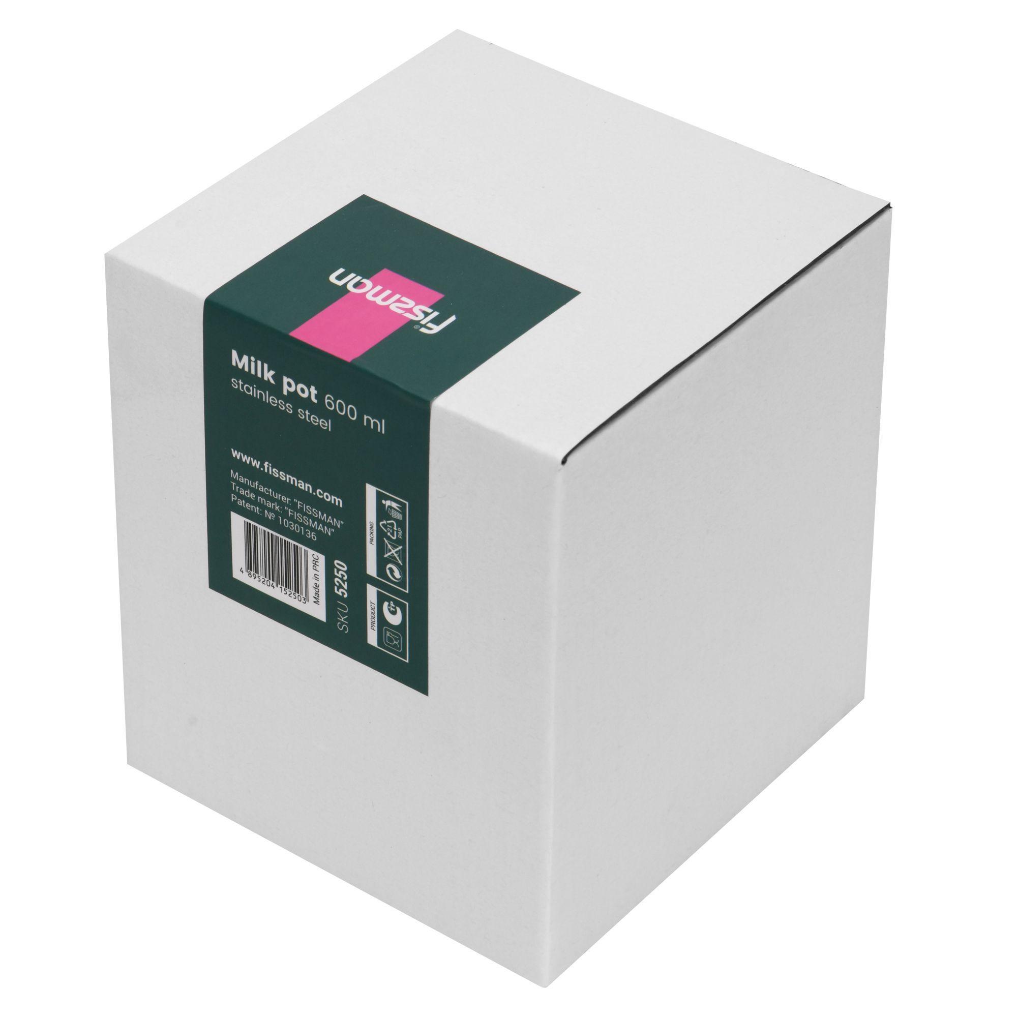 Jarra de Leche Acero Inoxidable 600ml Fissman-7