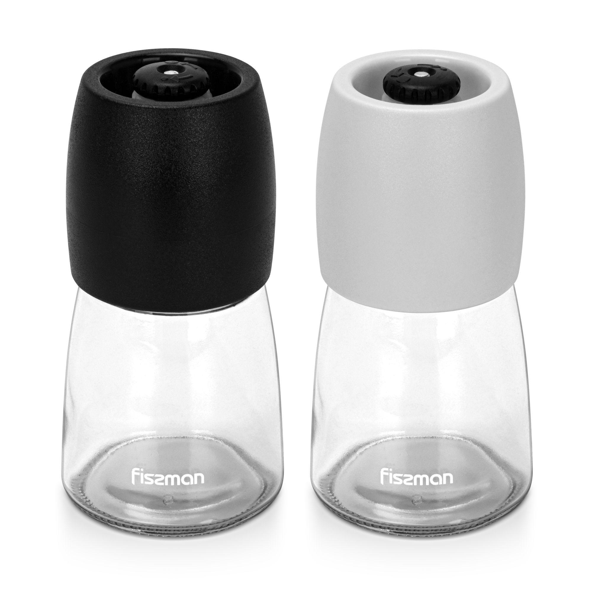 Molinillo Ceramico Sal y Pimienta Set 2x130ml Fissman-3