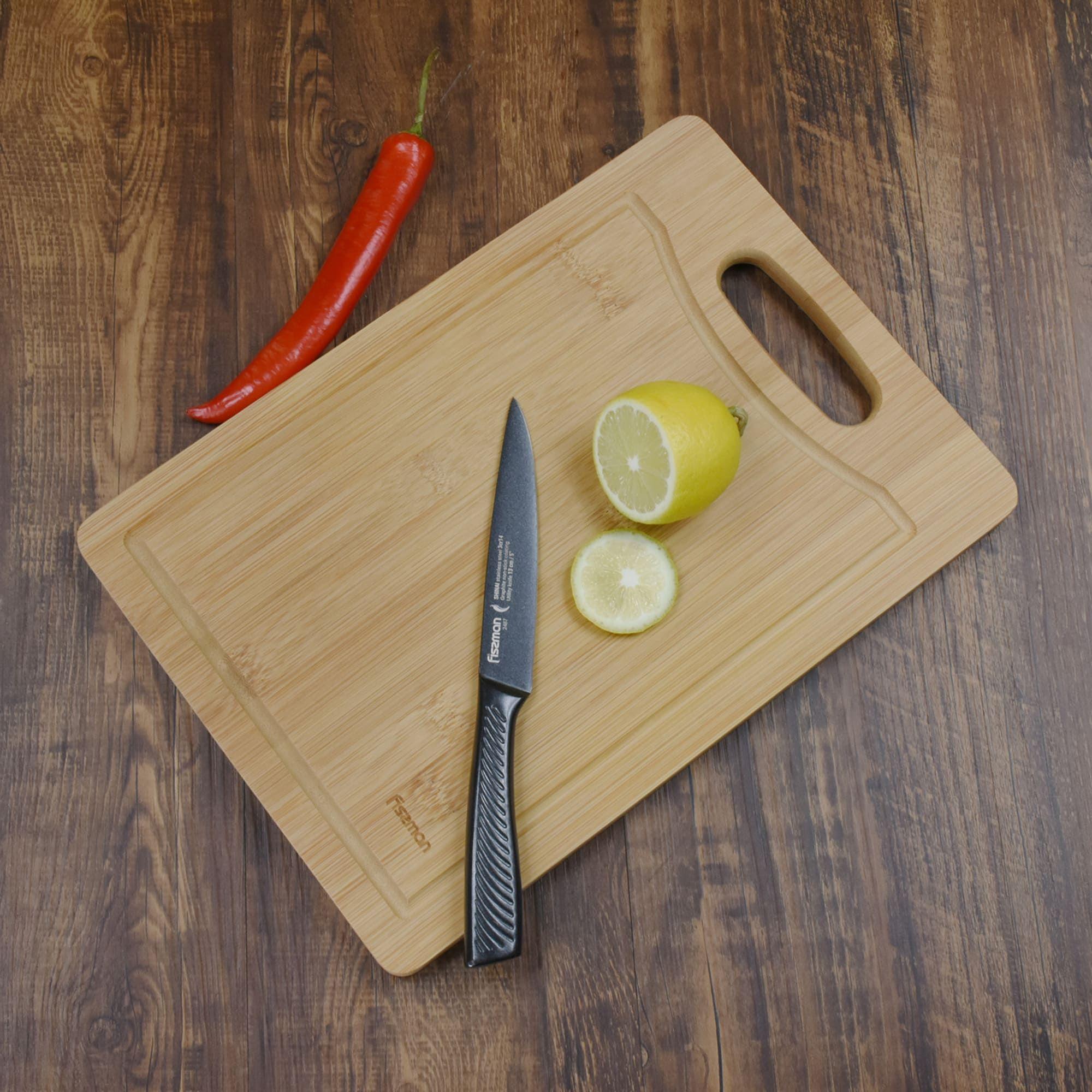 Tabla Madera Bamboo para Cortar 33x23cm Fissman-3