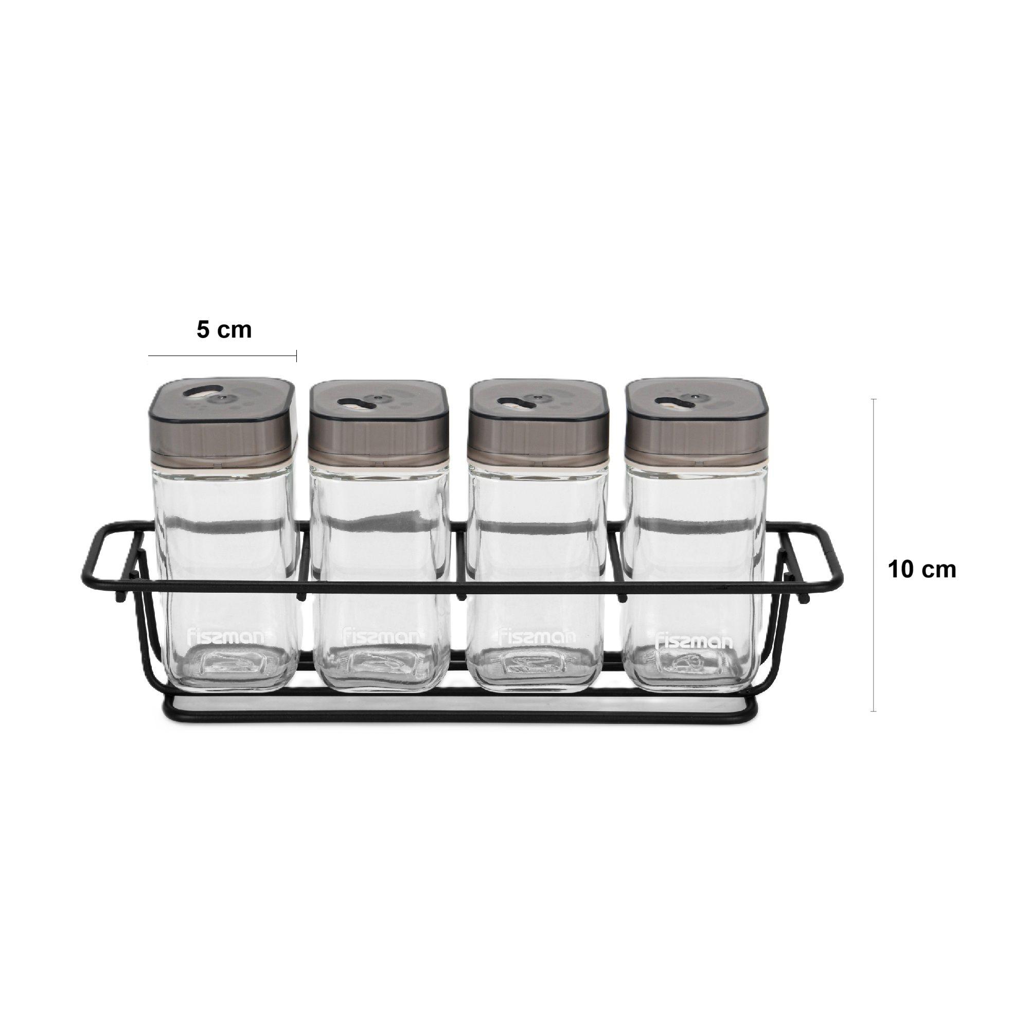 Set De Condimenteros Especieros 5 piezas Fissman-1