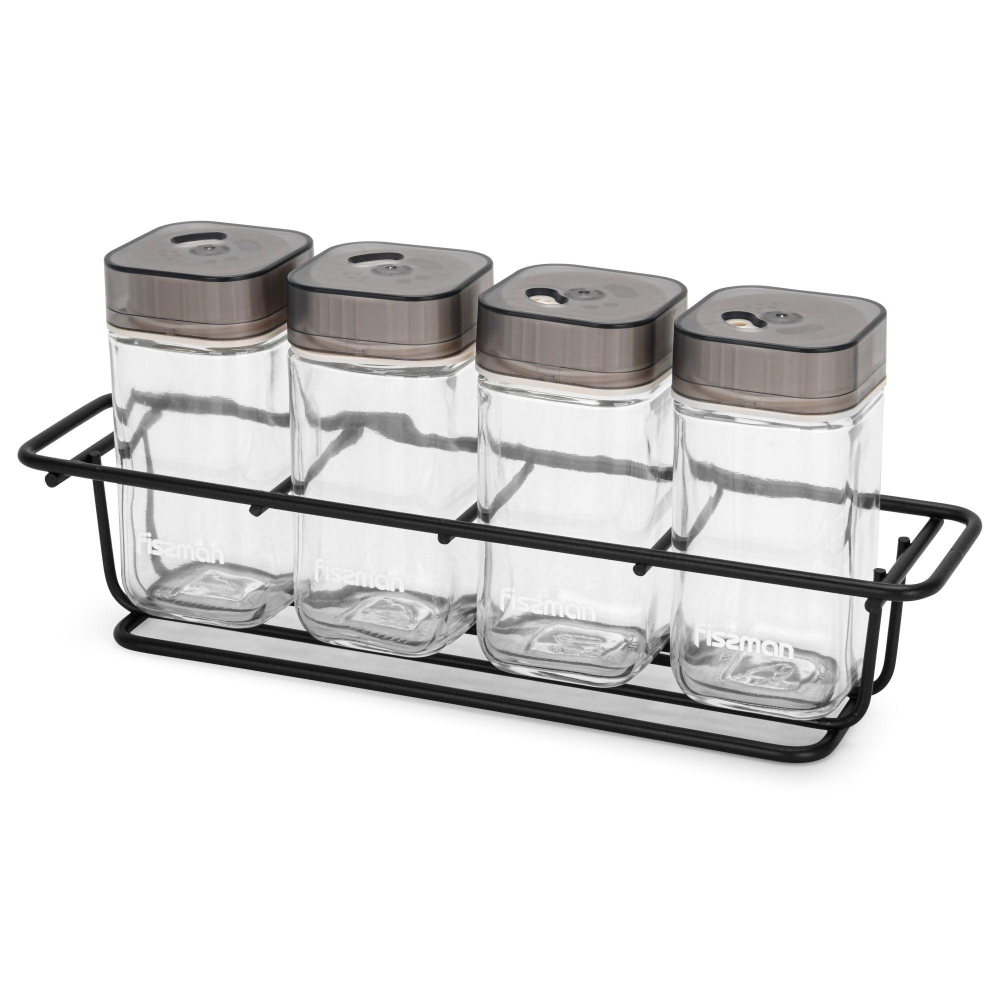 Set De Condimenteros Especieros 5 piezas Fissman-2